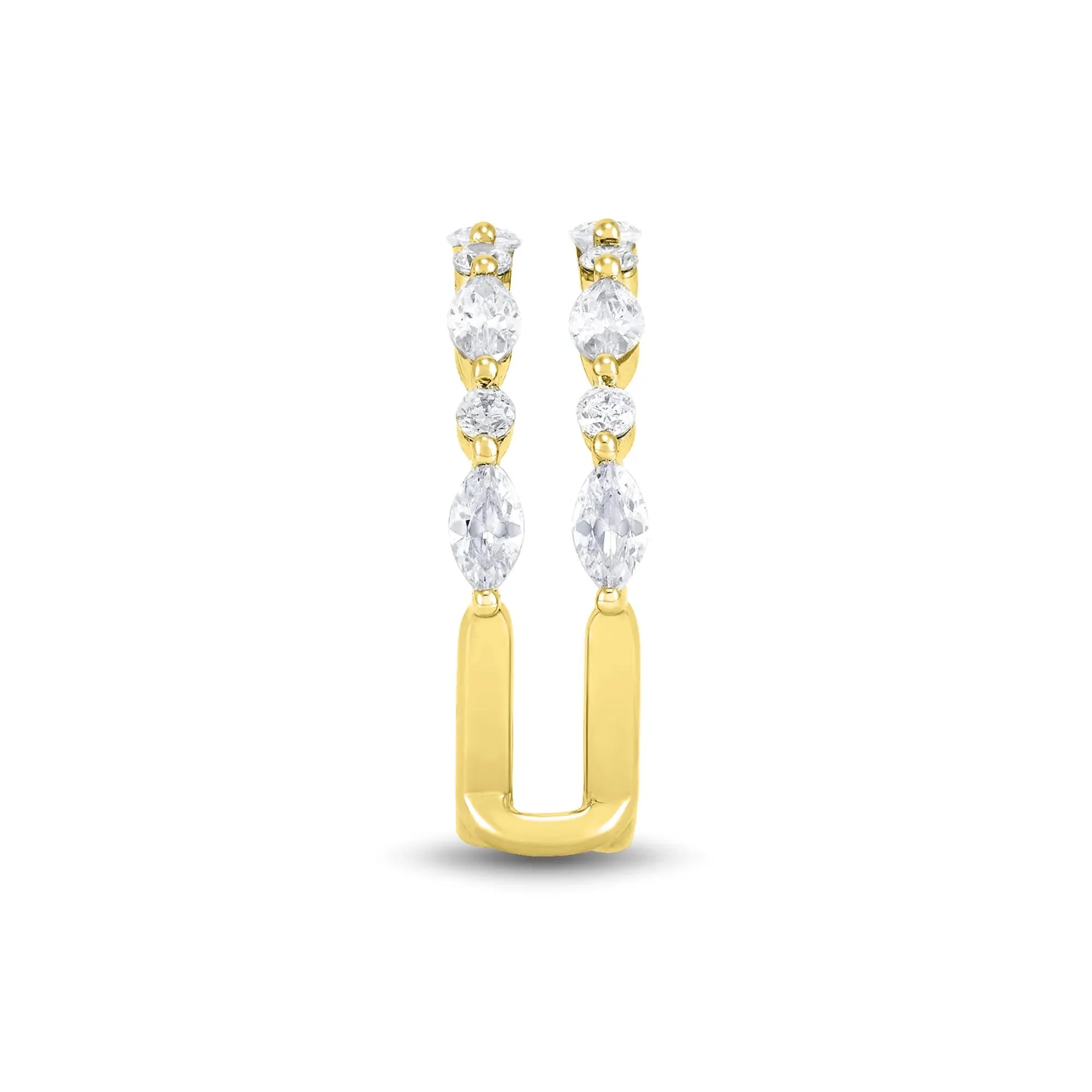 1/4 CT. Tw. Lab Grown Diamond Ring Insert 14K Yellow Gold Round Brilliant Cut Size 5 1mm - Image 3