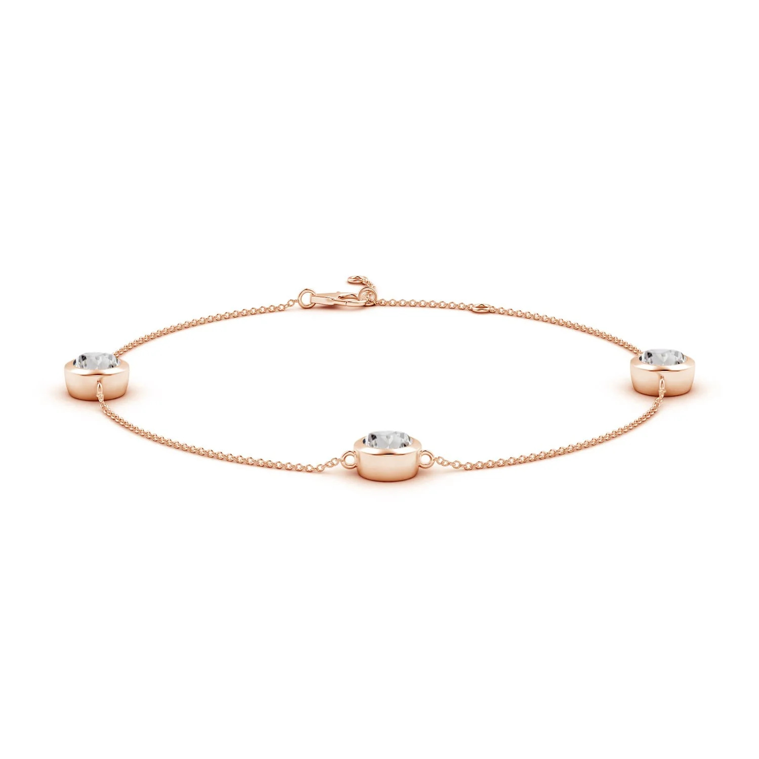11.97 CTW GIA Certified Kite-Shaped Step-Cut Swiss Blue Topaz Bracelet in 14K Rose Gold - Image 10