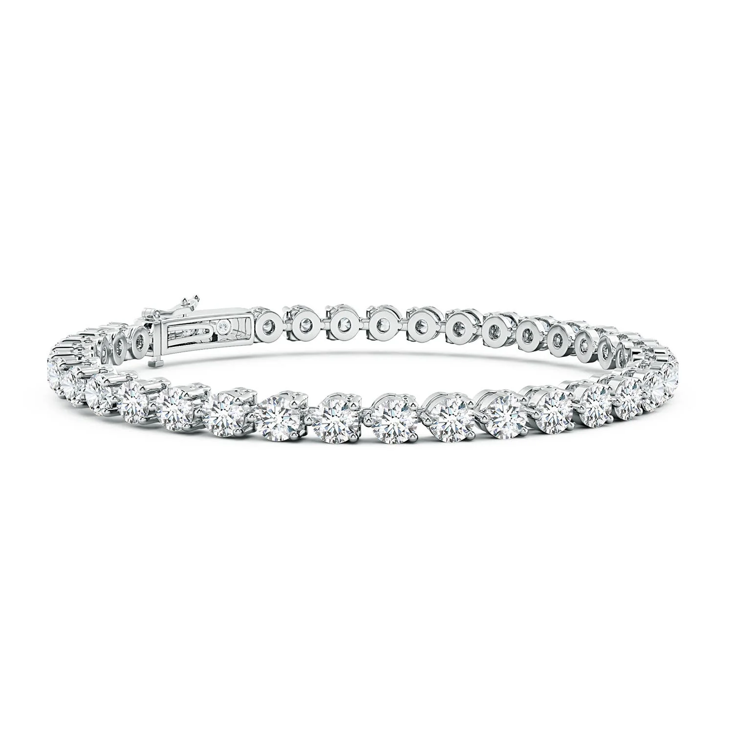 5.04 CTW GIA Certified Six-Petal London Blue Topaz Infinity Bracelet in 18K Yellow Gold - Image 7