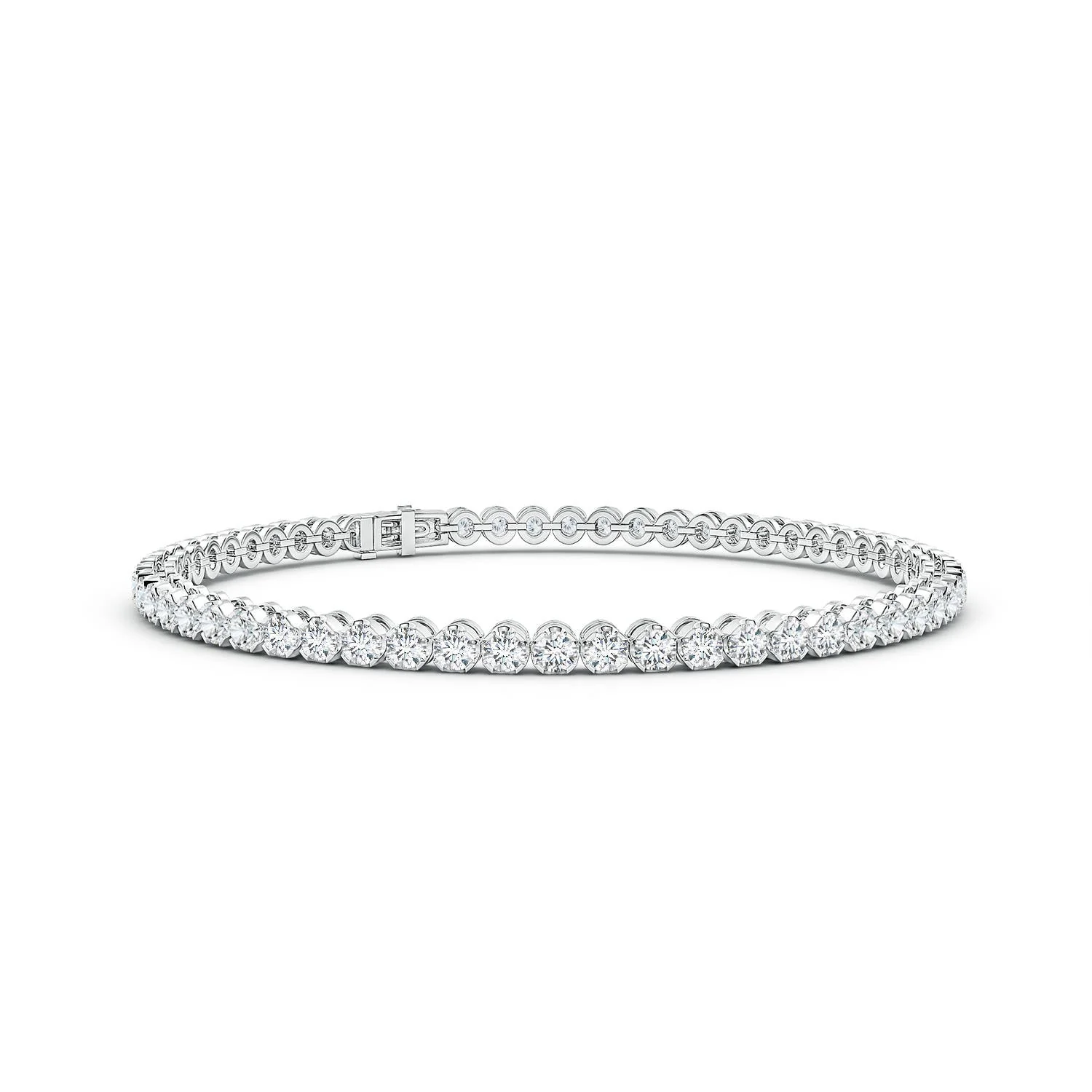 1.06 CTW Lab-Grown Fancy Intense Yellow and White Diamond Tennis Bolo Bracelet in 14K Rose Gold - Image 3