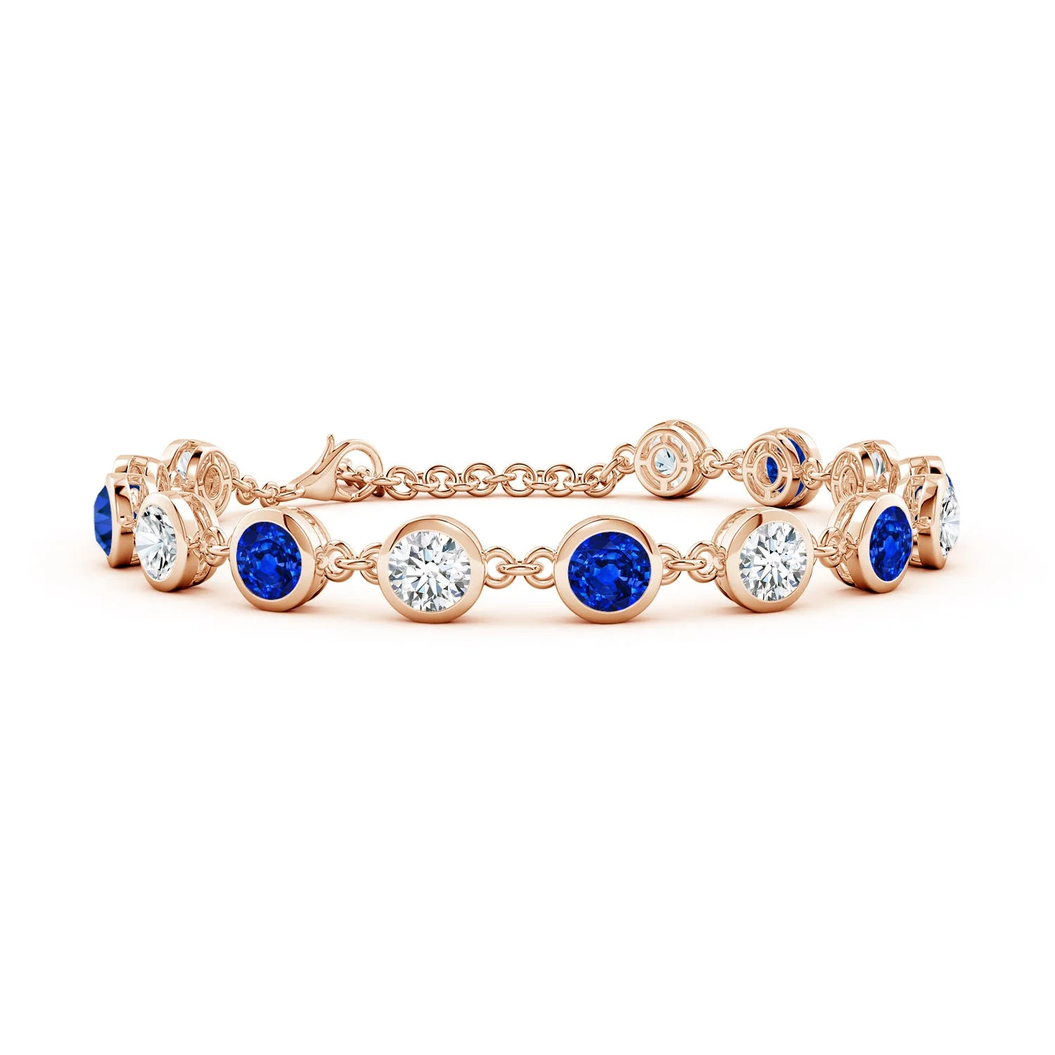 31.32 CTW Aurora Lab-Grown Fancy Intense Yellow and White Diamond Layered Tennis Bracelet in 18K Yellow Gold - Image 7