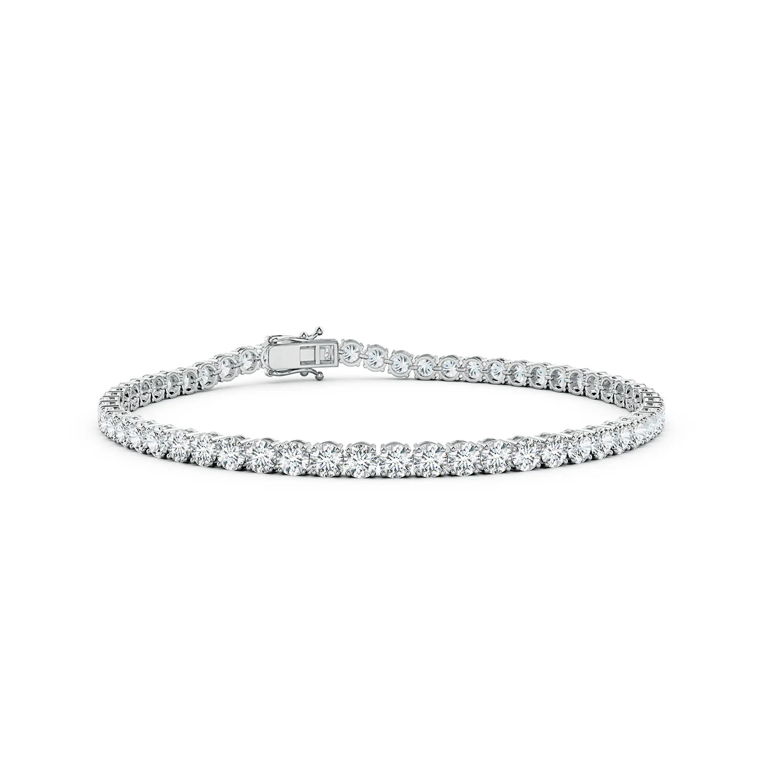 6.75 CTW Classic Oval Garnet and Diamond Tennis Bracelet in 14K Yellow Gold - Image 4