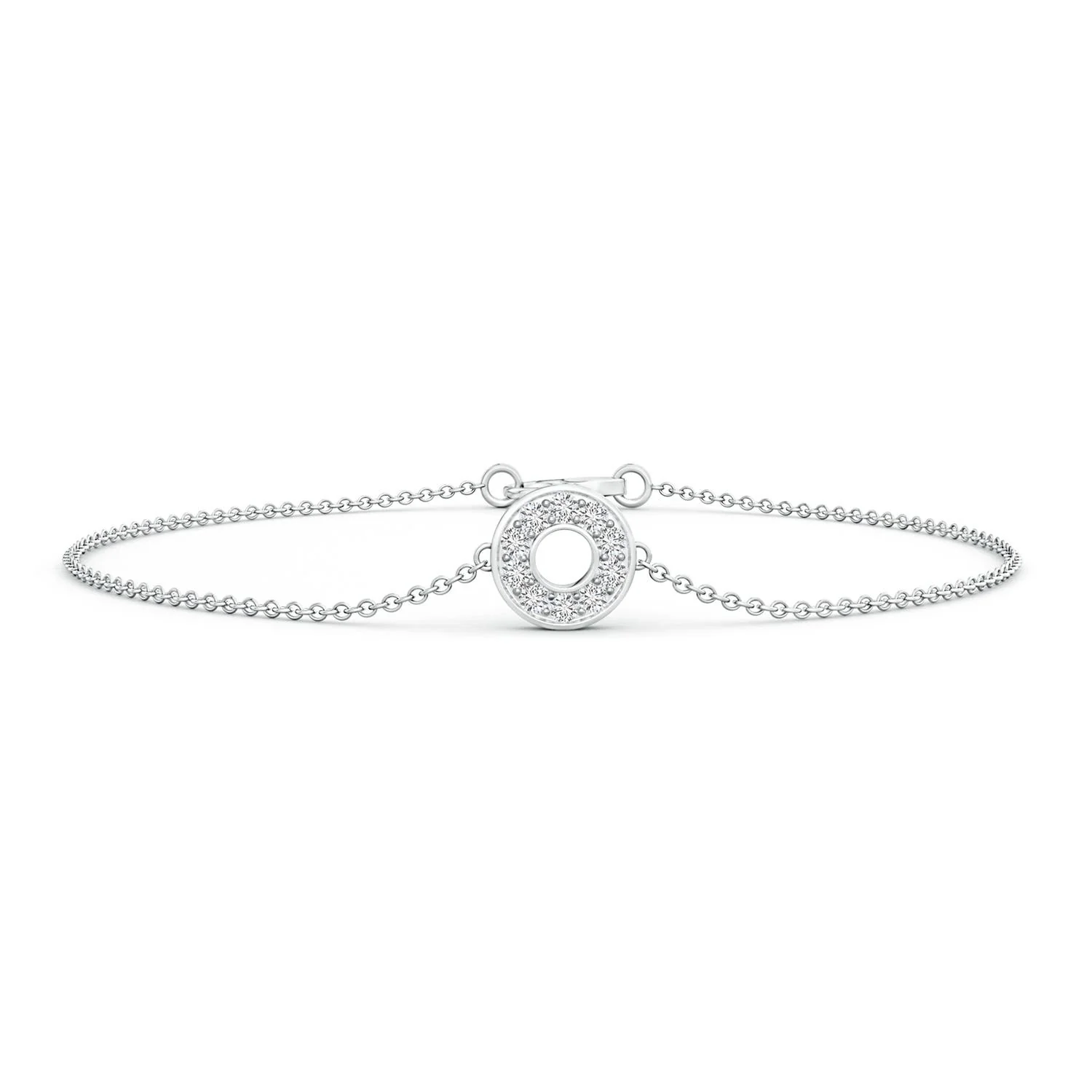 1.5 MM Prong-Set Diamond Infinity Chain Bracelet in 14K Rose Gold - Image 5