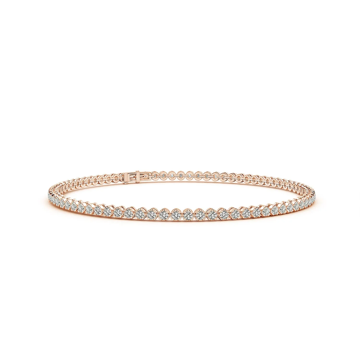 0.31 CTW Emerald Bar Bracelet in 14K Yellow Gold - Image 10