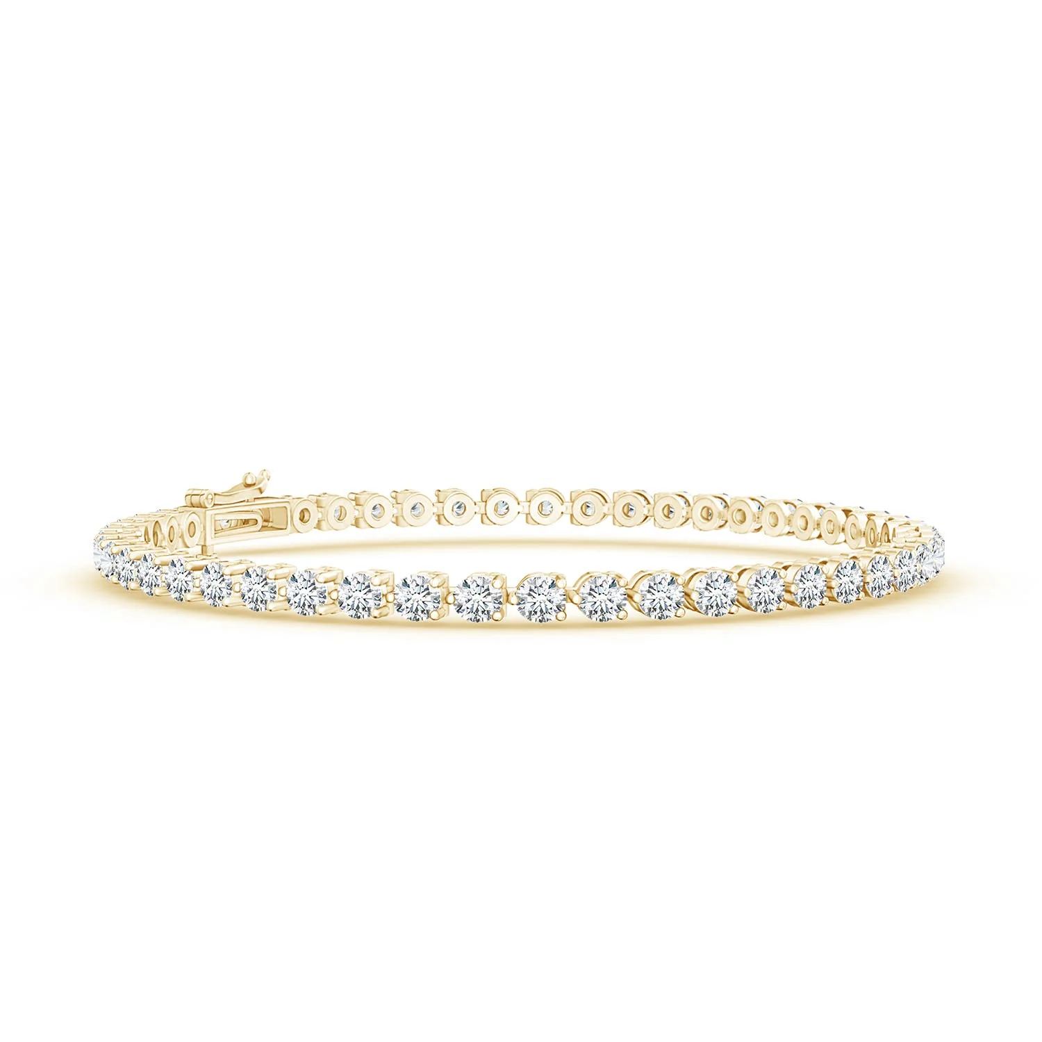 1.75 CTW Opal and Diamond Infinity Link Bracelet in 14K Yellow Gold - Image 5