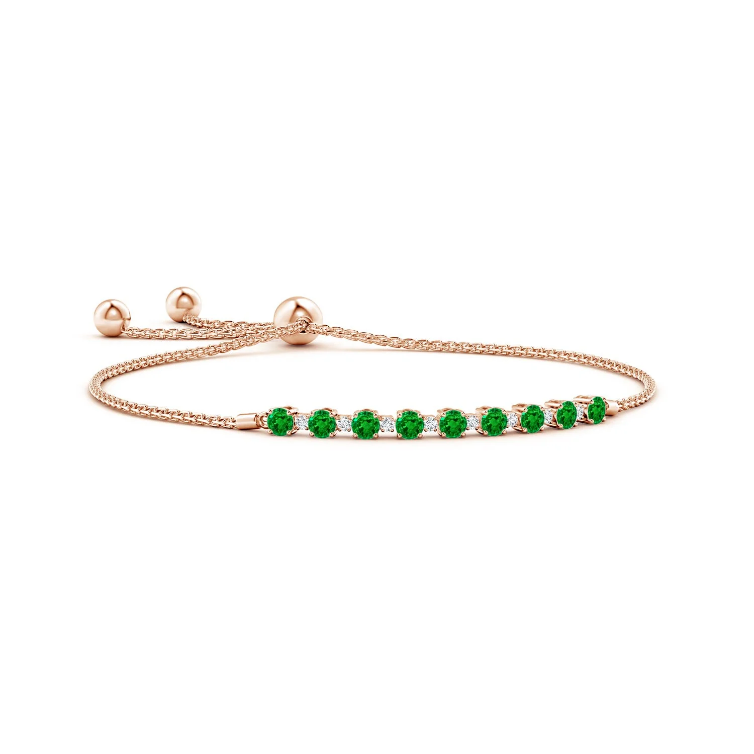 1.75 CTW Opal and Diamond Infinity Link Bracelet in 14K Yellow Gold - Image 8