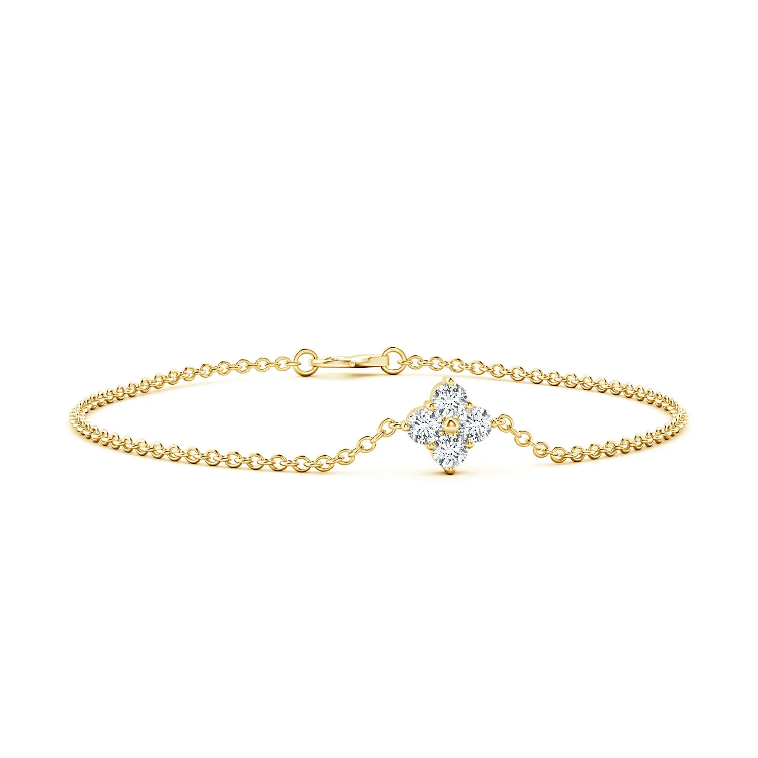 0.37 CTW Opal Libra Ribbon Bracelet with Diamond Accents in 14K Rose Gold - Image 7