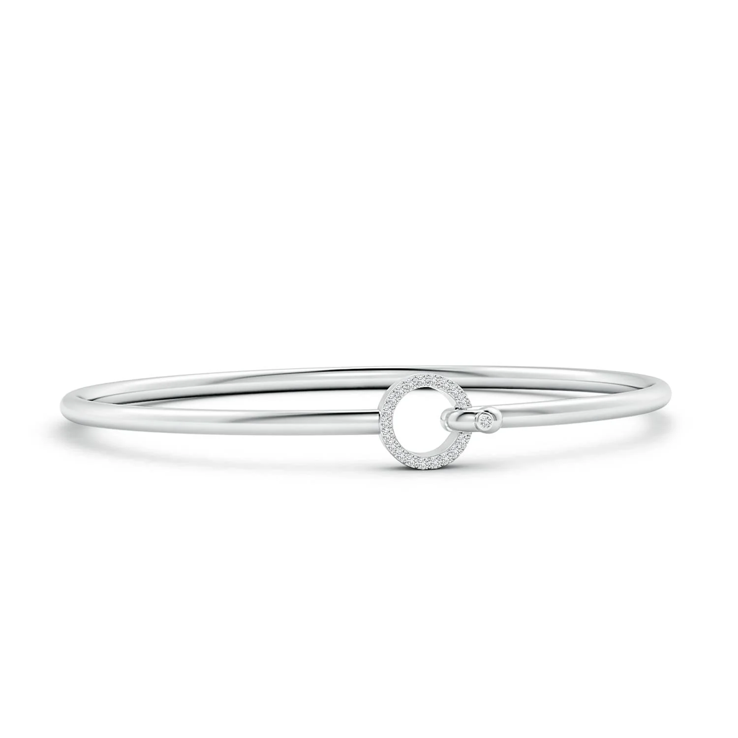 0.4 CTW Prong-Set Pear-Shaped Diamond Flex Bracelet in 14K Rose Gold - Image 2