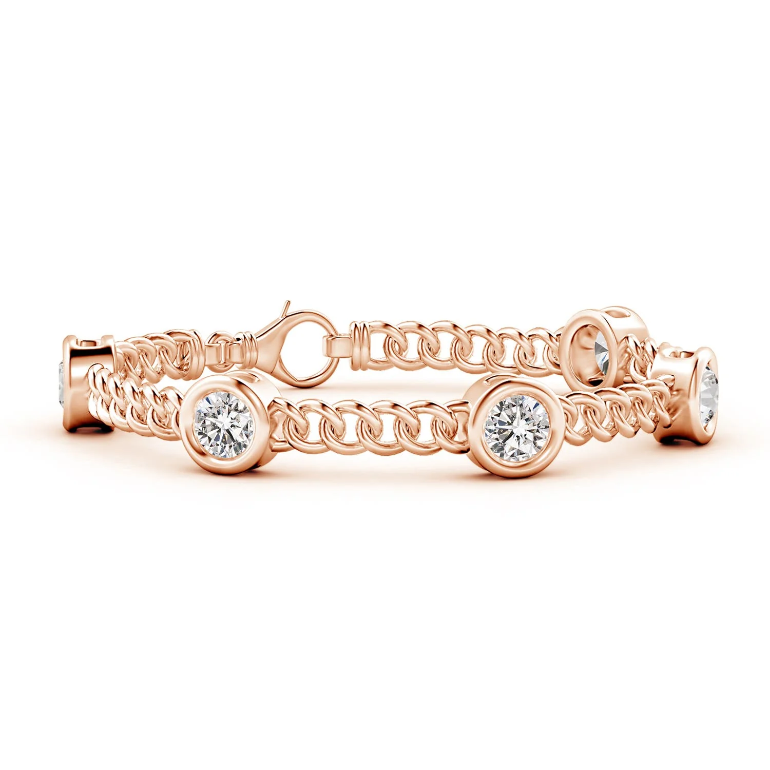 11.24 CTW Ruby & Diamond Multi-Shape Tennis Bracelet in 14K White Gold - Image 8