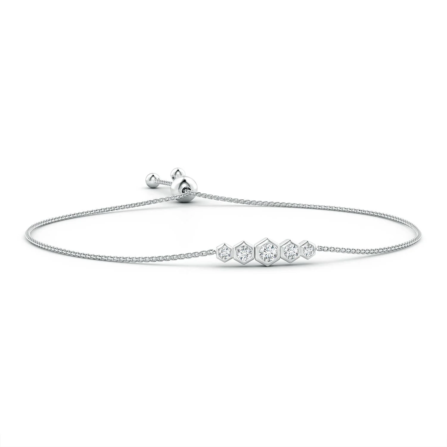 0.6 CTW Sweet Treats Round Citrine Candy Bracelet in 14K Yellow Gold - Image 6