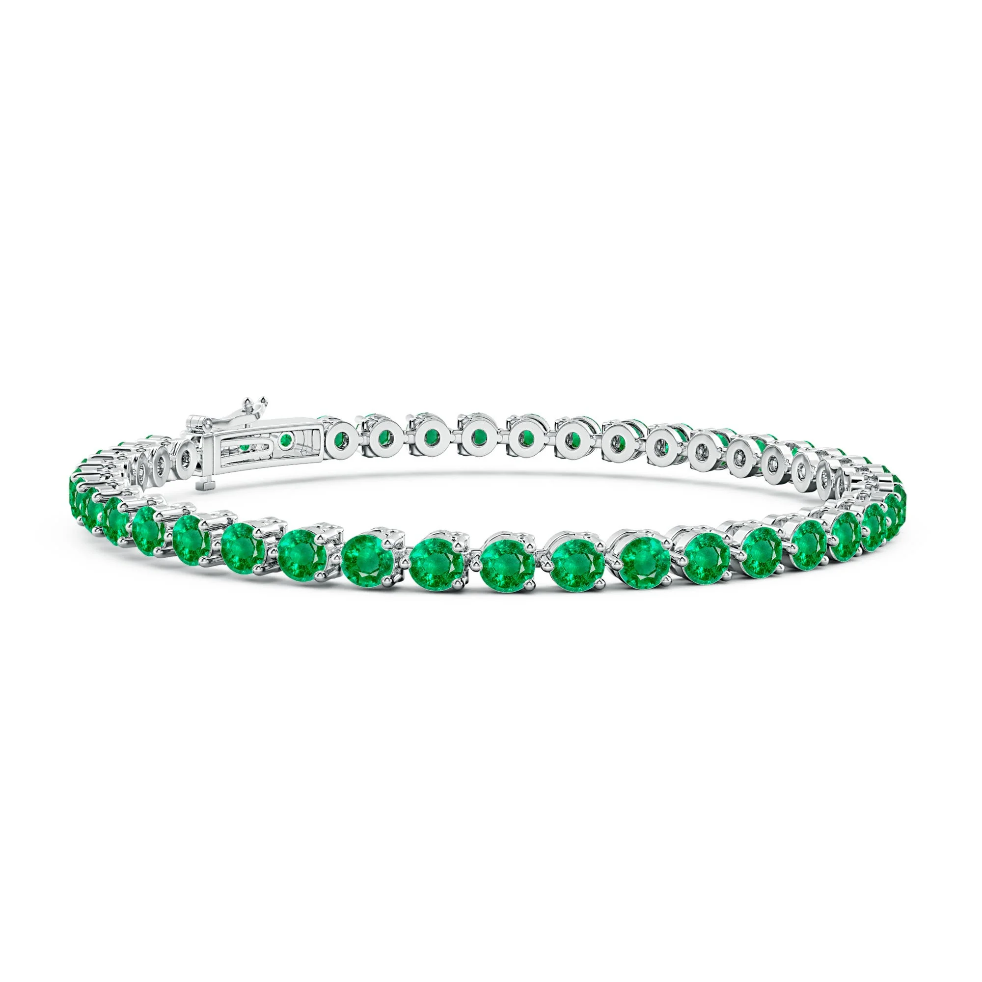6.62 CTW Multi-Shape Emerald Adjustable Chain Bracelet in 18K Yellow Gold - Image 6