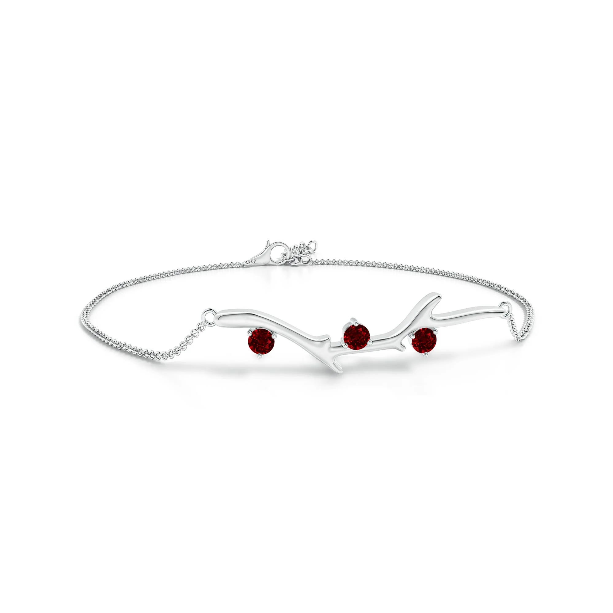 17.2 CTW Offset Pear Peridot and Freshwater Pearl Single Strand Bracelet in 18K Rose Gold - Image 7