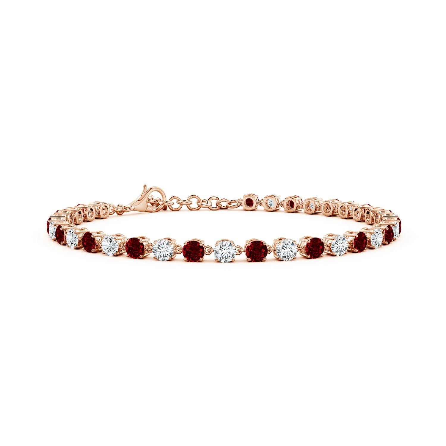Lee Harris x 20.25 CTW Marcia Amethyst Tennis Bracelet in Platinum - Image 5