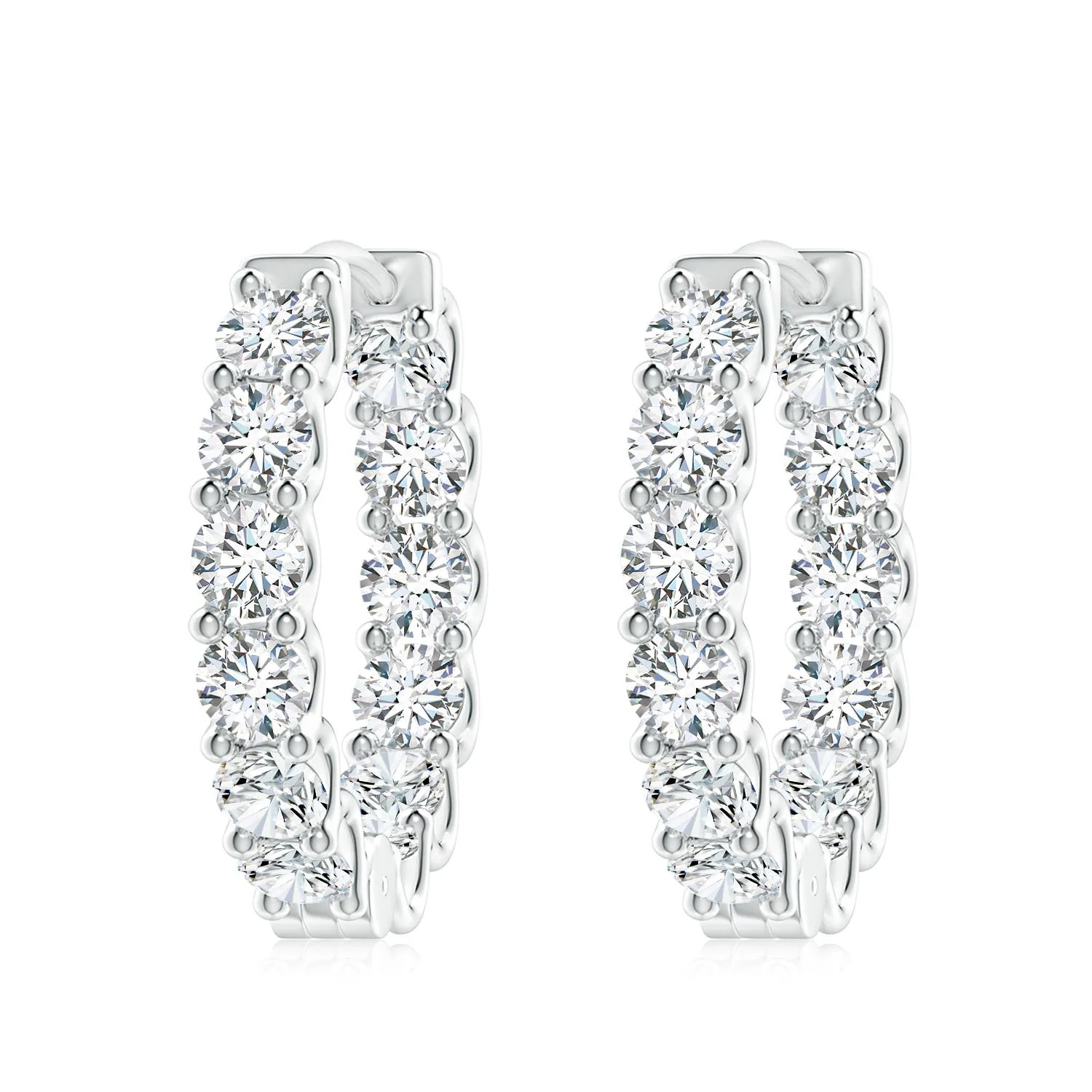 2.2 CTW Oval Emerald Leverback Drop Earrings in 14K Yellow Gold - Image 7