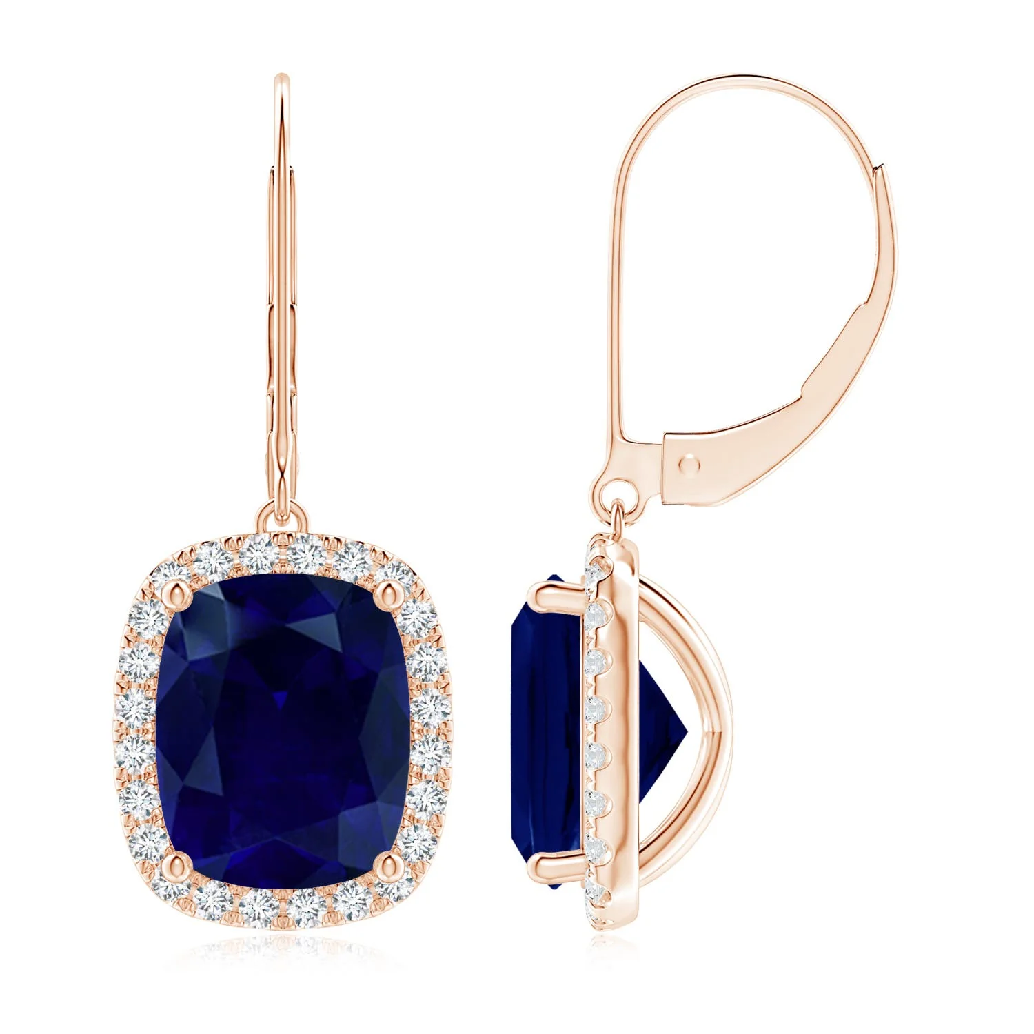 2.8 CTW Bezel-Set Ruby Solitaire Stud Earrings in Silver - Image 2