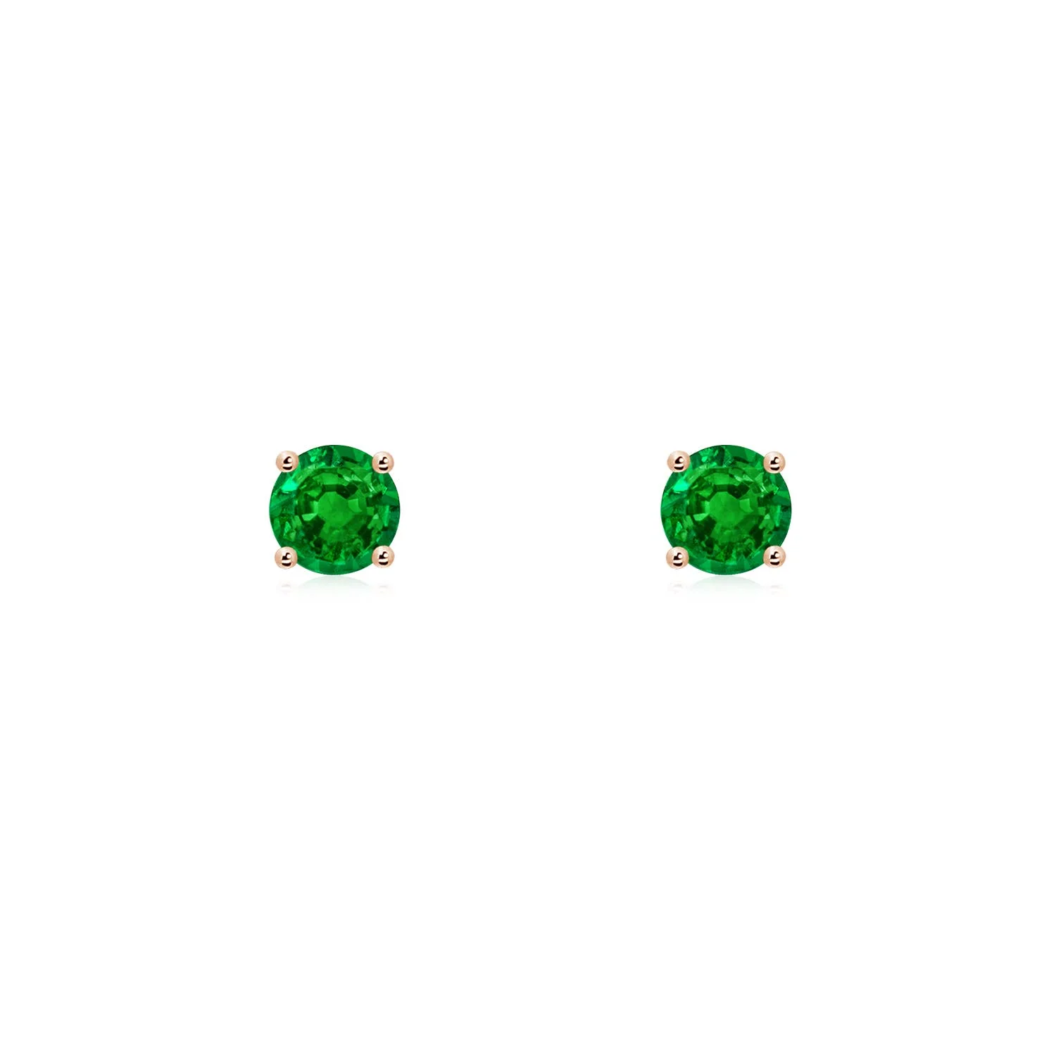 1.0 CTW Bezel Set Cushion Amethyst Solitaire Stud Earrings in 18K White Gold - Image 7