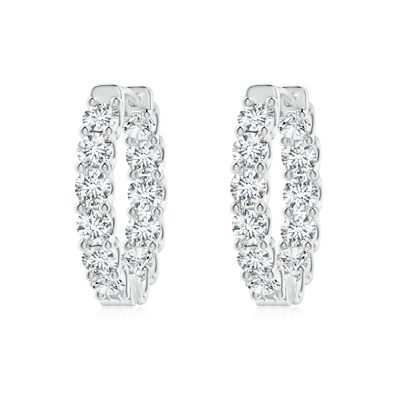 1.9 CTW Pear and Marquise Ruby Olive Branch Earrings in 14K White Gold - Image 6