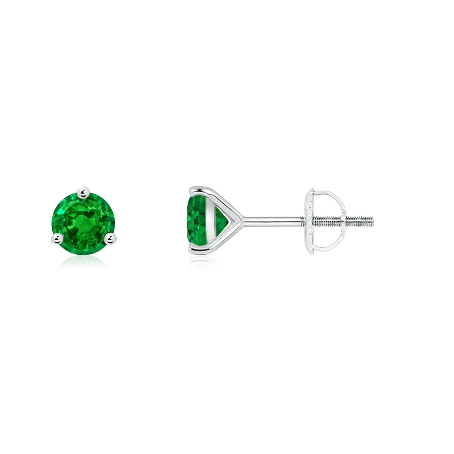 1.4 CTW Pear-Shaped Peridot Hinged Hoop Drop Earrings in 18K White Gold - Image 9
