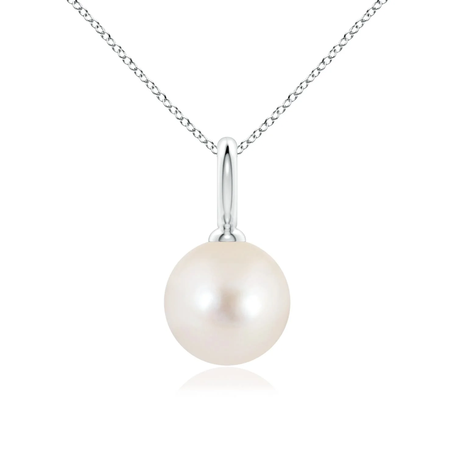 0.98 CTW Lab-Grown East-West Oval Sapphire Curved Bar Necklace with Diamonds in Platinum - Image 3