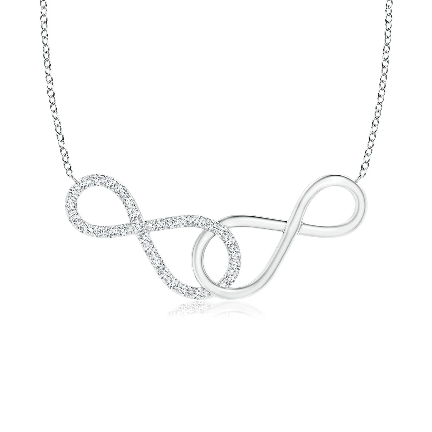 1.2 MM Prong-Set Lab-Grown Diamond Capital "T" Initial Pendant in 14K Yellow Gold