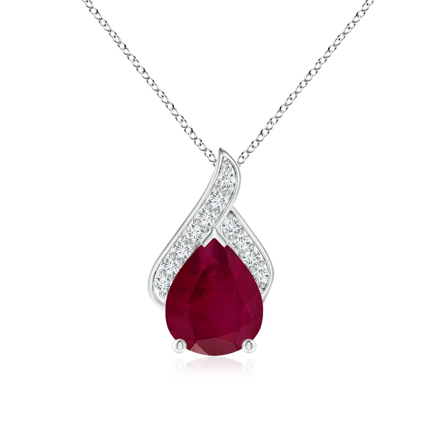 6.23 CTW 16" Three-Prong Set Diamond Tennis Necklace in 14K Yellow Gold - Image 2