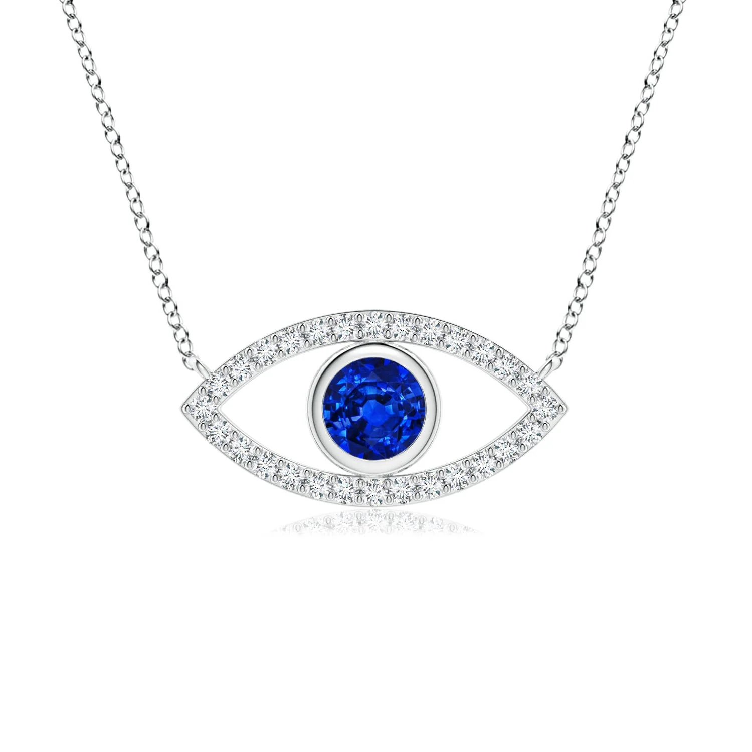 0.58 CTW Pear-Shaped Ruby and pave Diamond Halo Pendant in 18K Rose Gold - Image 10