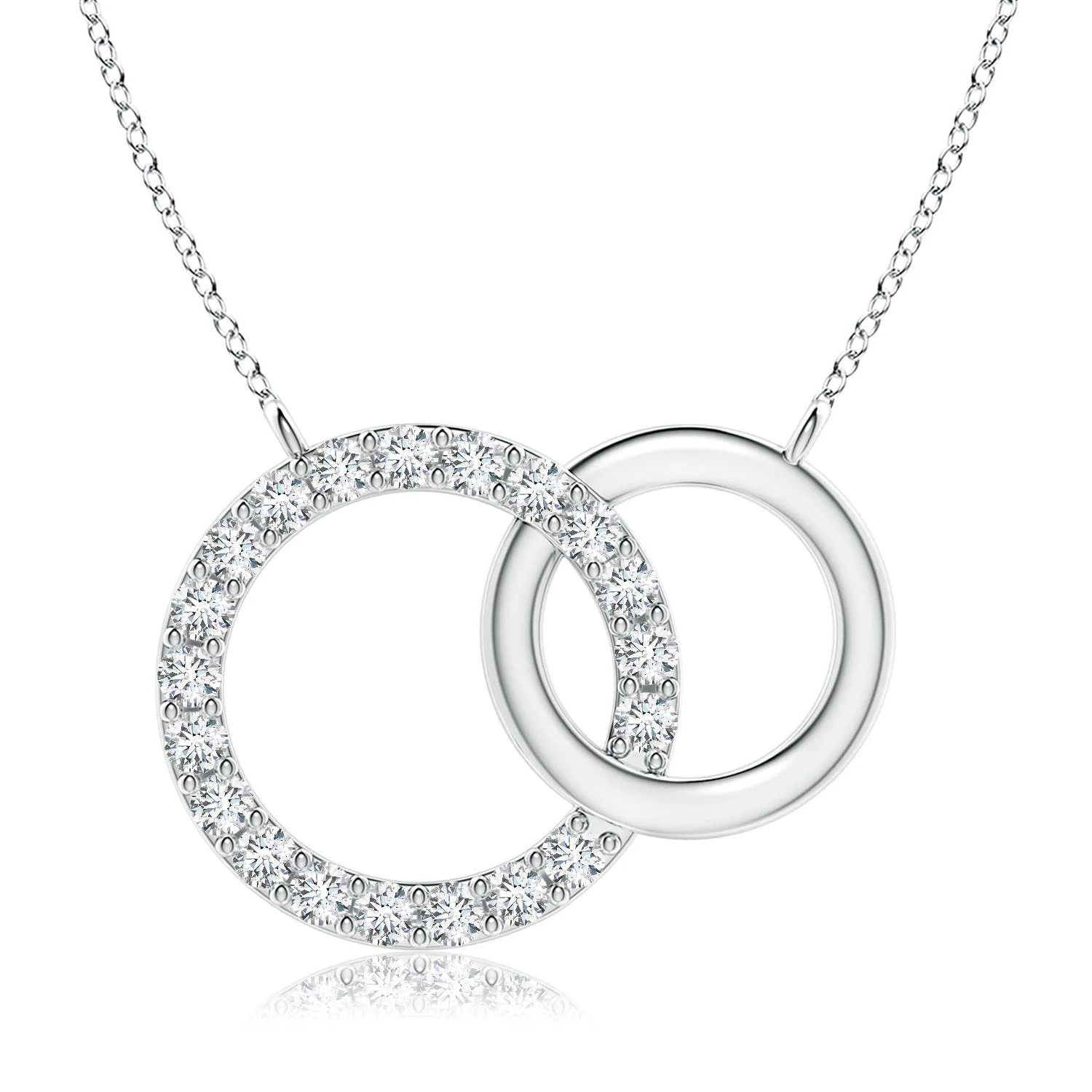 1.0 CTW Bezel-Set Round Diamond Solitaire Pendant in 14K Rose Gold - Image 7