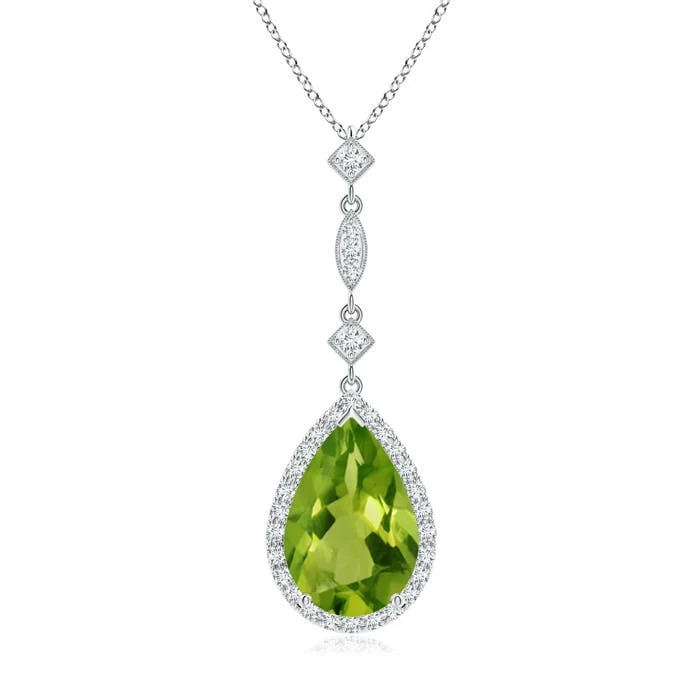 0.94 CTW Ruby Heart Pendant with Diamond Double Halo in 14K Yellow Gold - Image 7