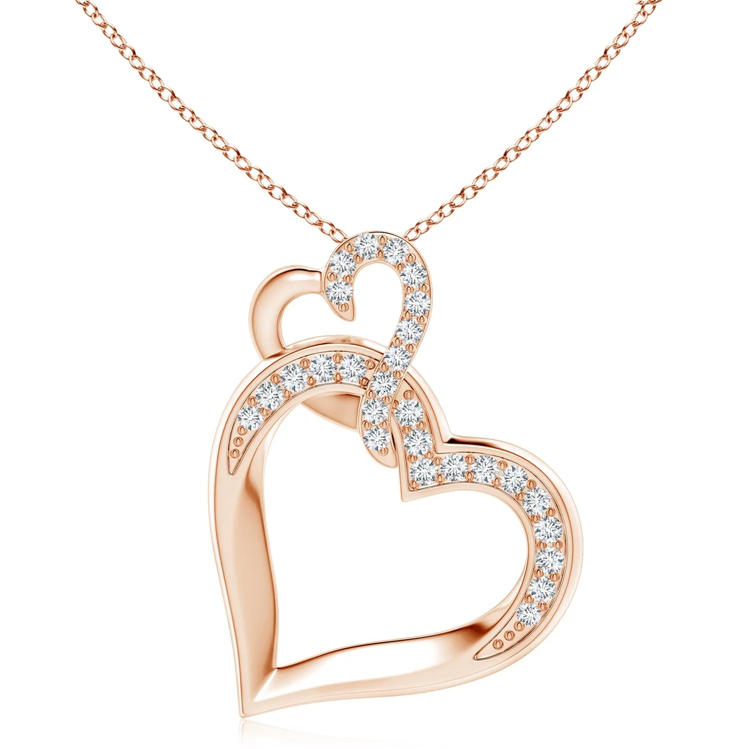 1.52 CTW Prong-Set Round Diamond Halo Pendant in 14K White Gold - Image 7