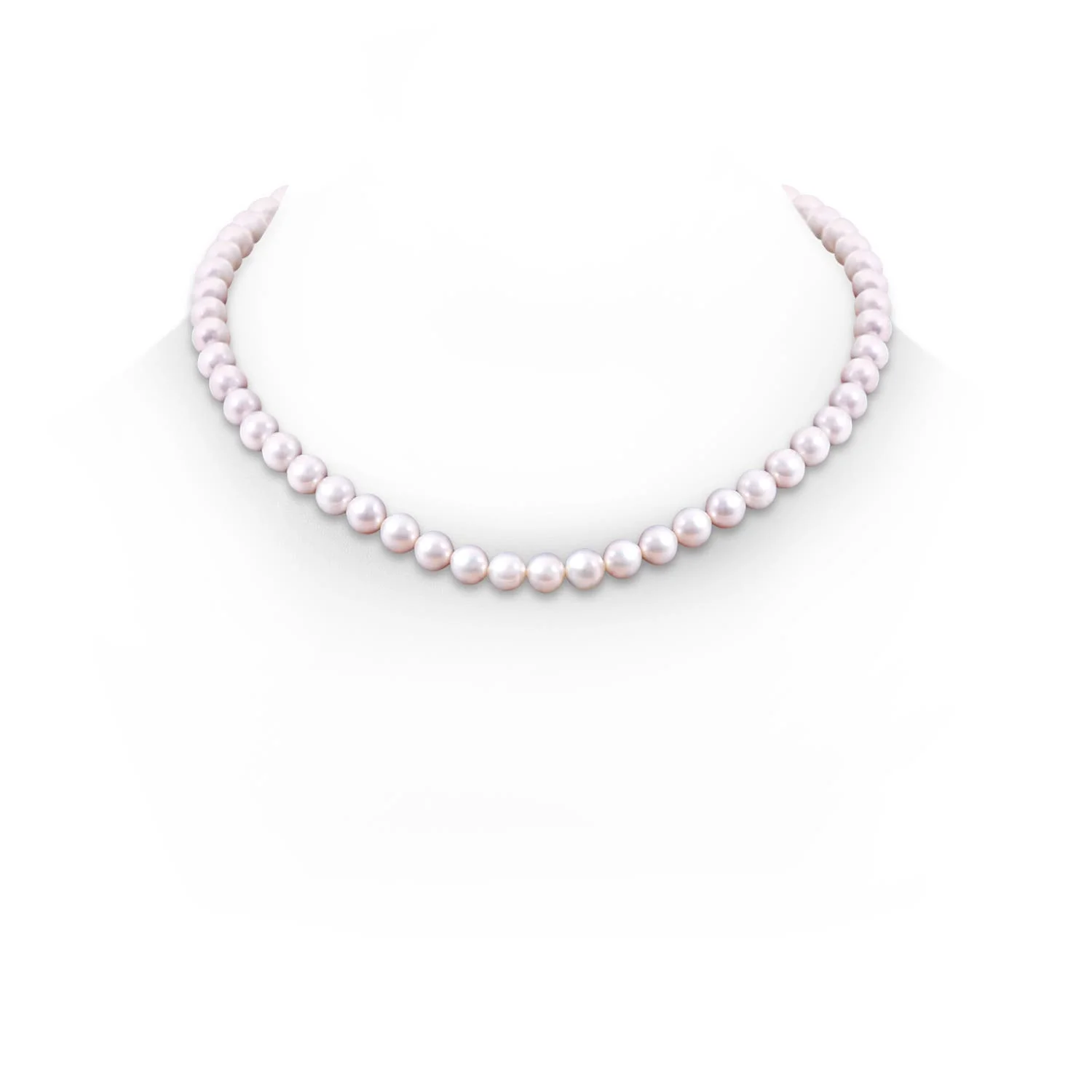 7.5-8 MM 7.5-8mm, 22" Classic Japanese Akoya Pearl Matinee Necklace in 14K Yellow Gold - Image 8