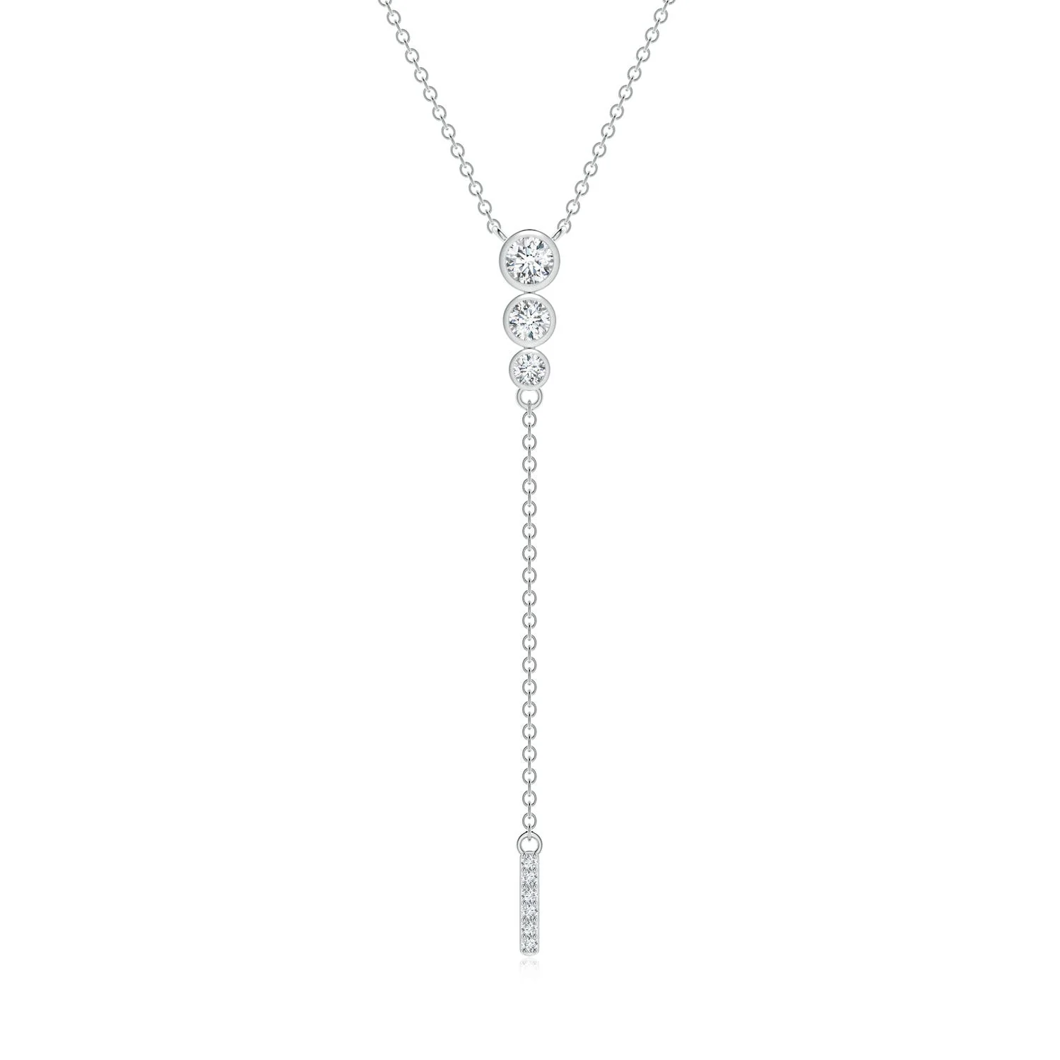 1.13 CTW Nature Inspired Ruby Tree Branch Necklace in 18K Rose Gold - Image 7