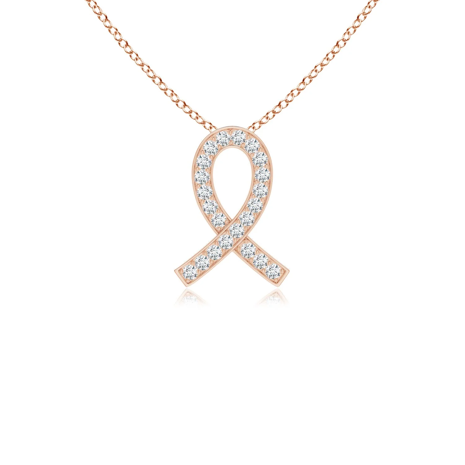 1.01 CTW Round Diamond Halo Fashion Pendant in 14K White Gold - Image 4