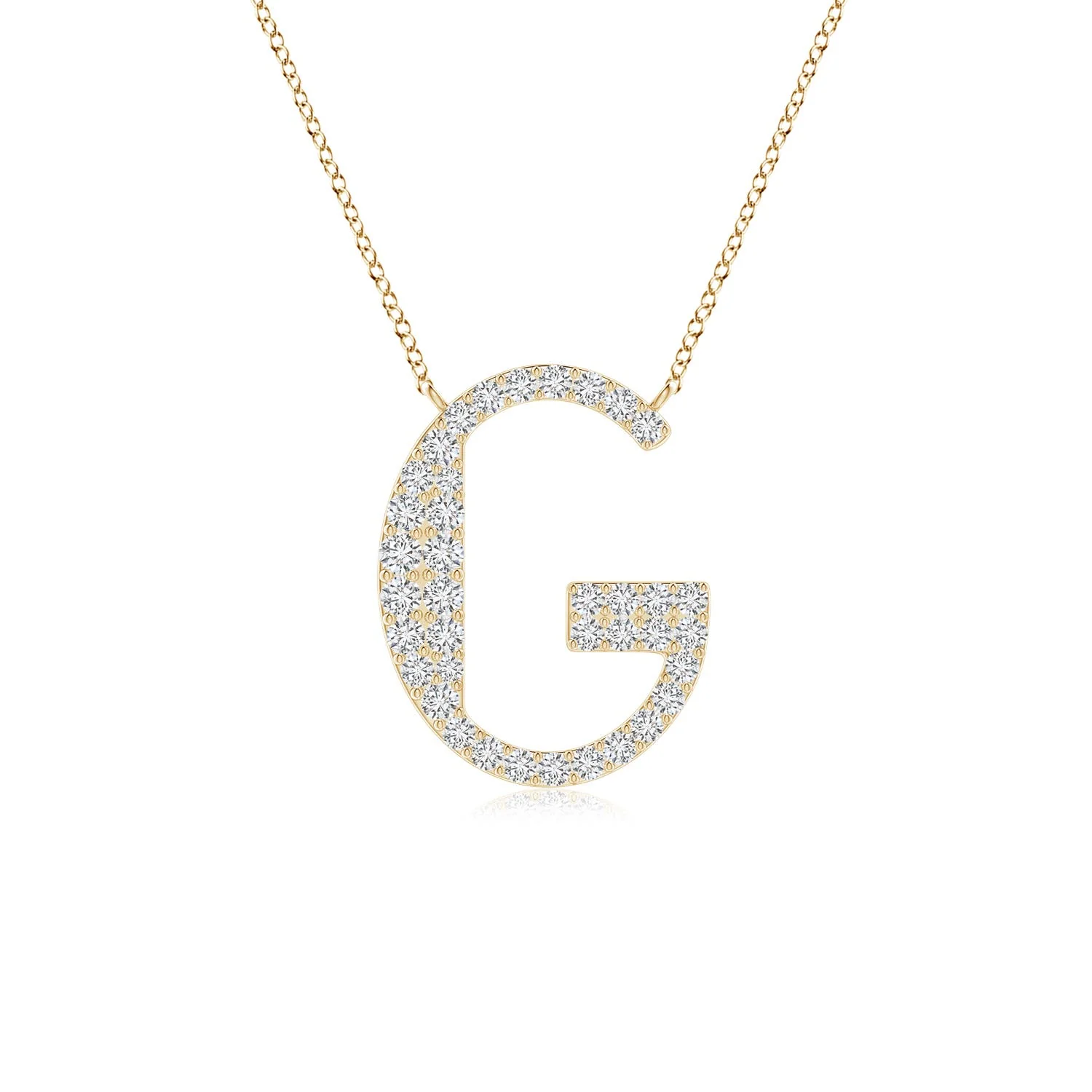 0.31 CTW Diamond Butterfly Fashion Pendant in 14K Yellow Gold - Image 3