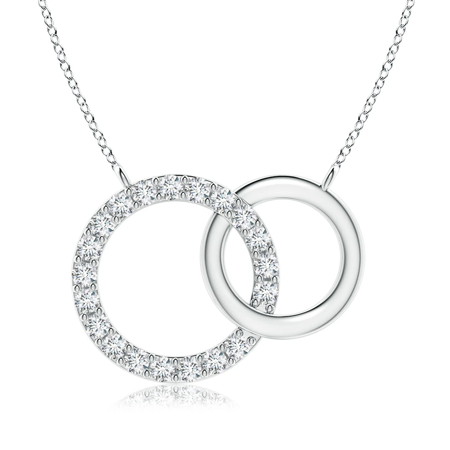 0.75 CTW Prong-Set Round Diamond Solitaire Cross Pendant in 14K Yellow Gold - Image 3