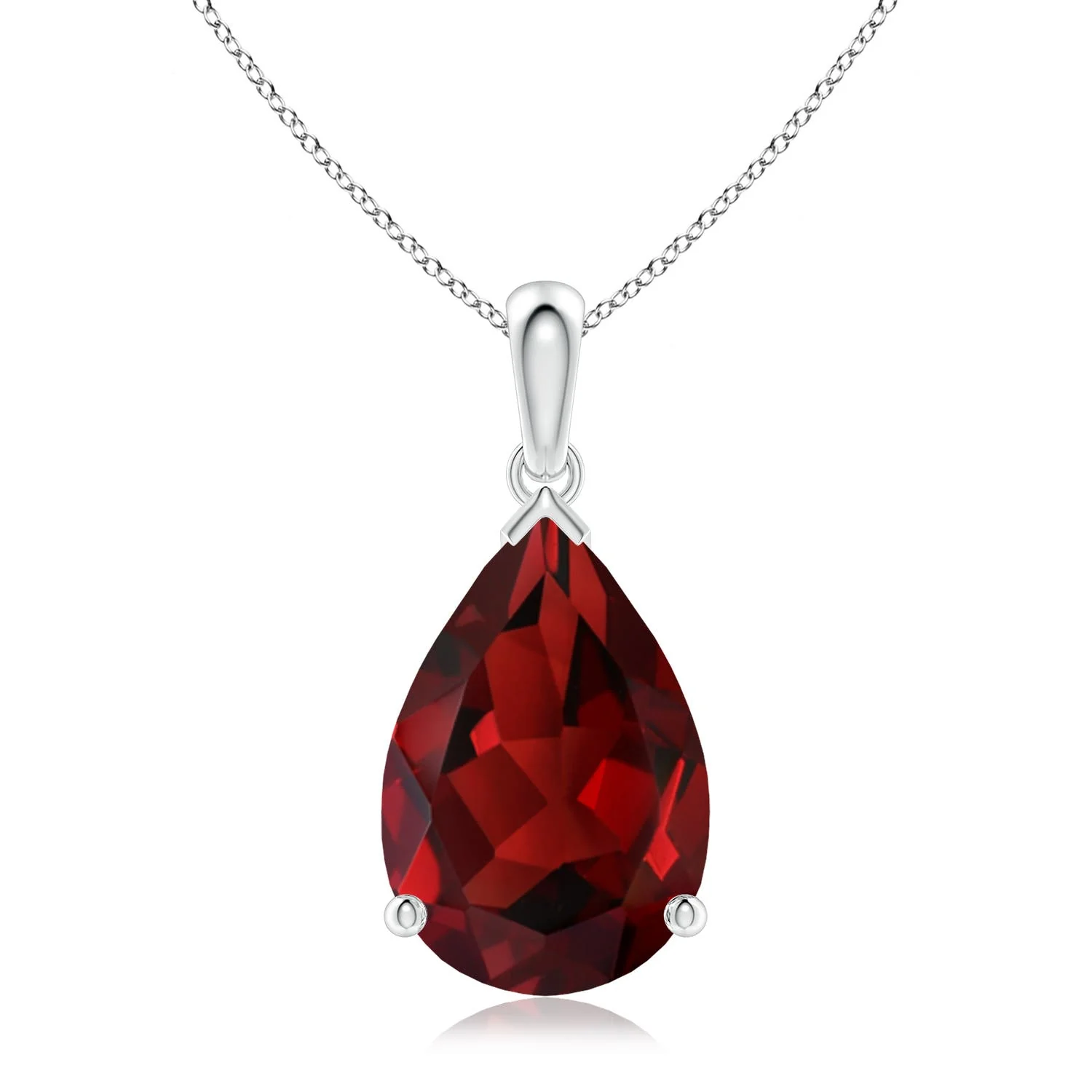 0.37 CTW Garnet Capricorn Constellation Medallion Pendant in 14K Rose Gold - Image 9