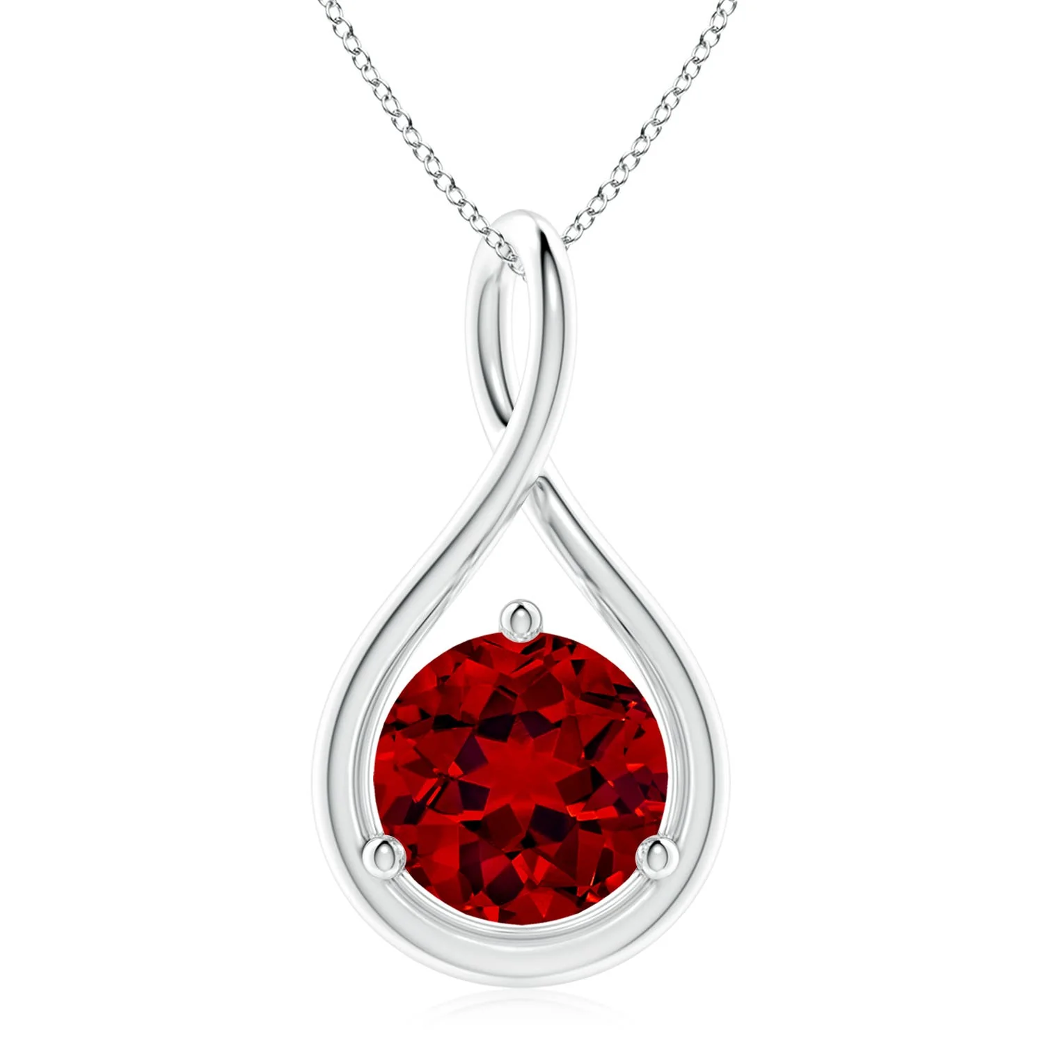 0.33 CTW Amethyst Pisces Constellation Medallion Pendant in 18K Rose Gold - Image 5
