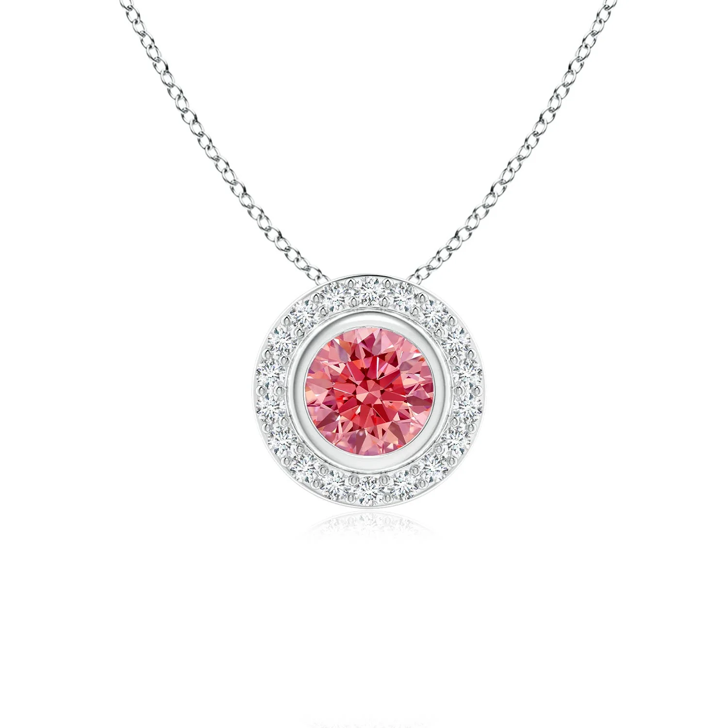 4.0 CTW Bezel-Set Emerald-Cut Ruby Solitaire Pendant in 14K Yellow Gold - Image 7