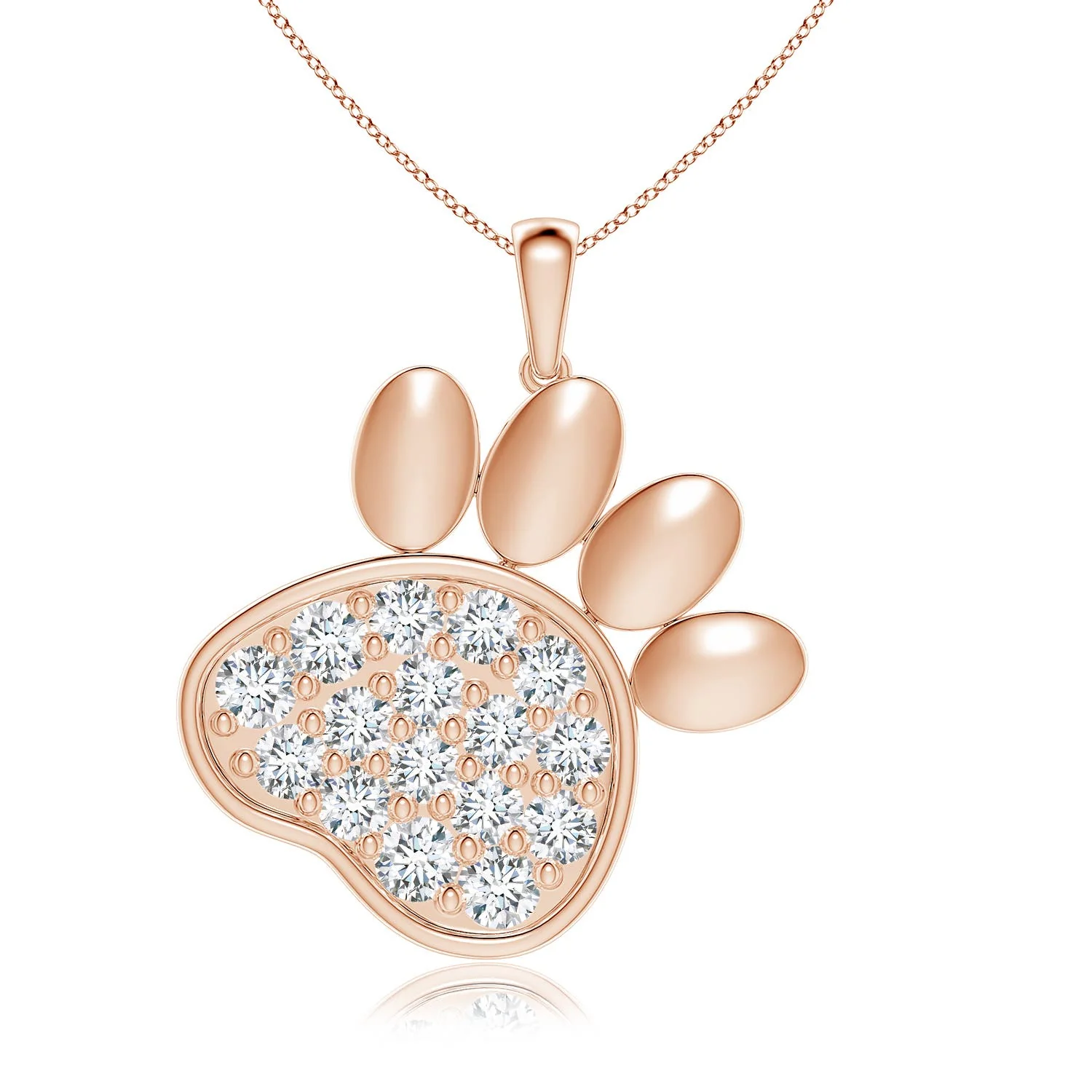 1.0 CTW Heart Diamond Solitaire Pendant in 18K Yellow Gold - Image 10