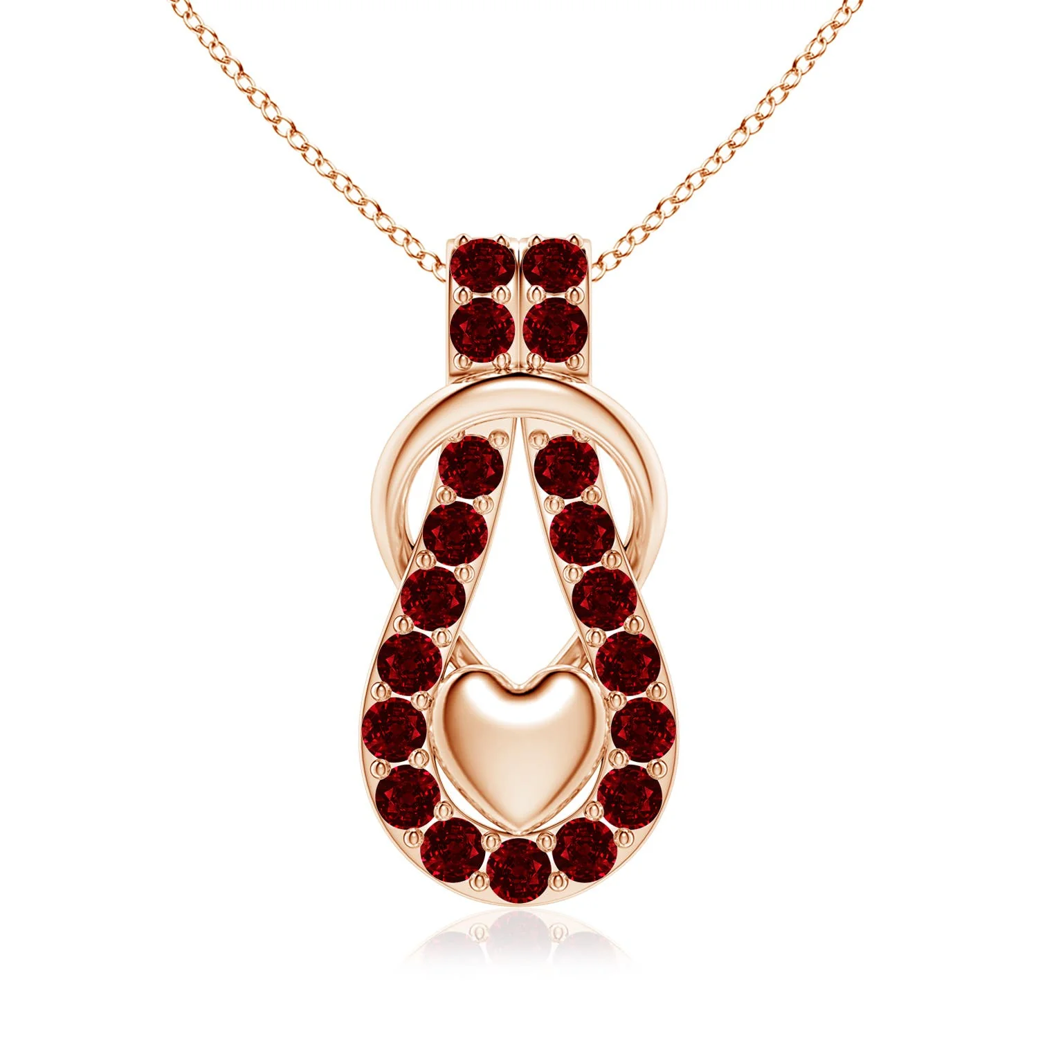 1.5 CTW Heart Diamond Solitaire Pendant in 18K Yellow Gold - Image 8