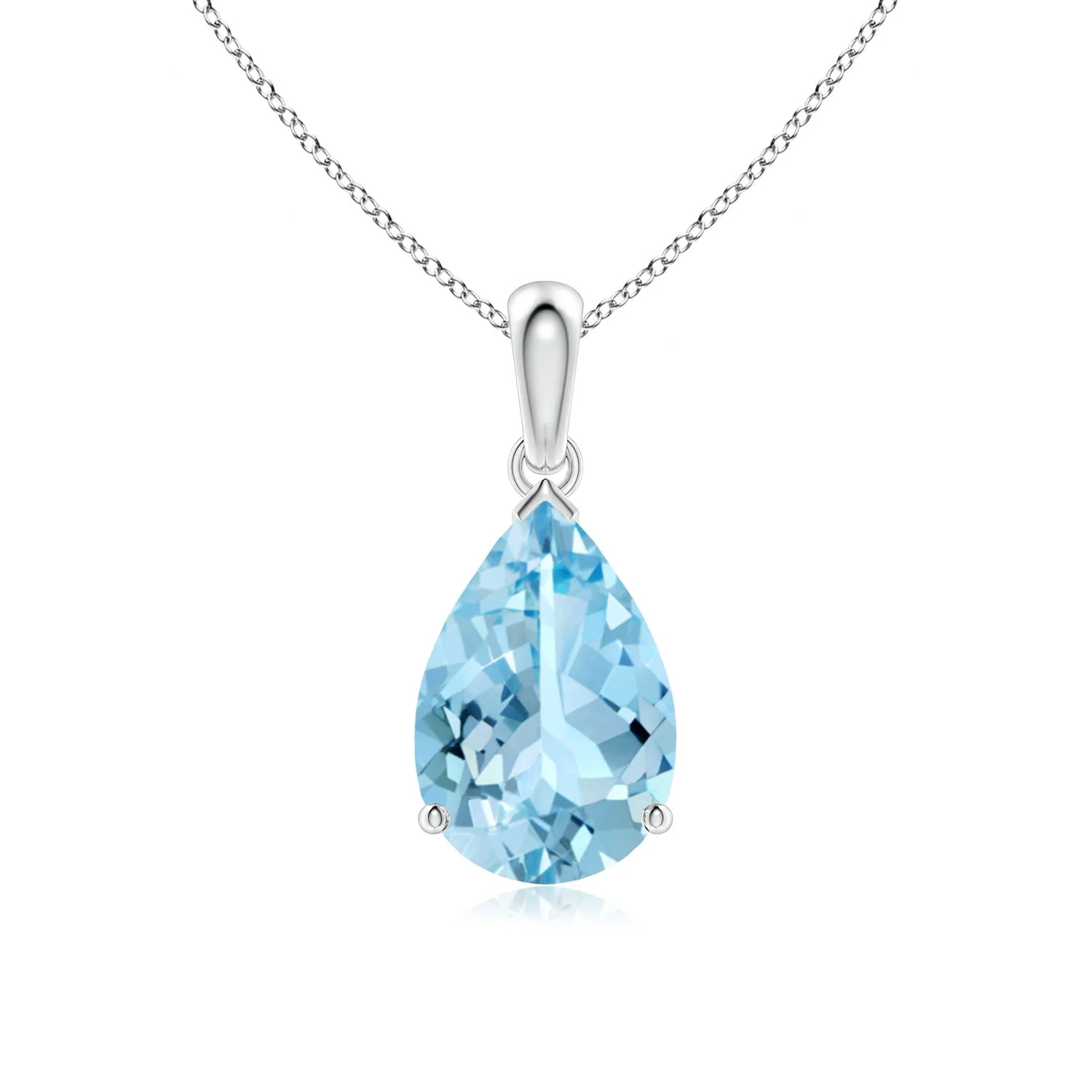 0.56 CTW Diamond Garden Trowel-Inspired Charm Pendant in 18K White Gold - Image 9