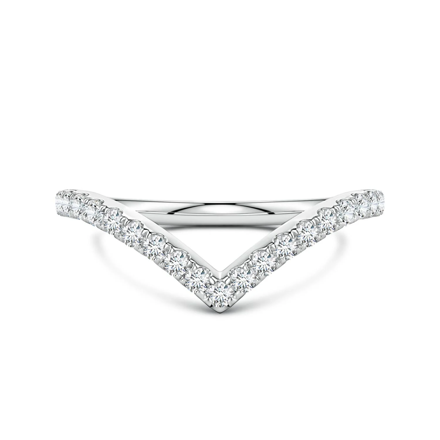 0.31 CTW Lab-Grown Round Diamond Stackable Fashion Ring with Milgrain in 14K White Gold - Image 10
