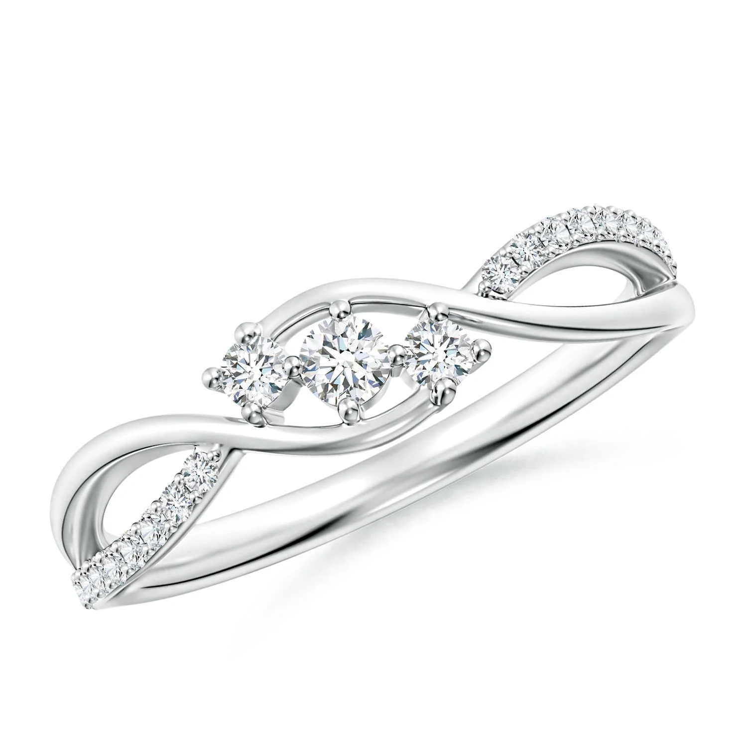 0.46 CTW Solitaire Tanzanite Heart Ring with Diamond Accents in 14K Yellow Gold - Image 6