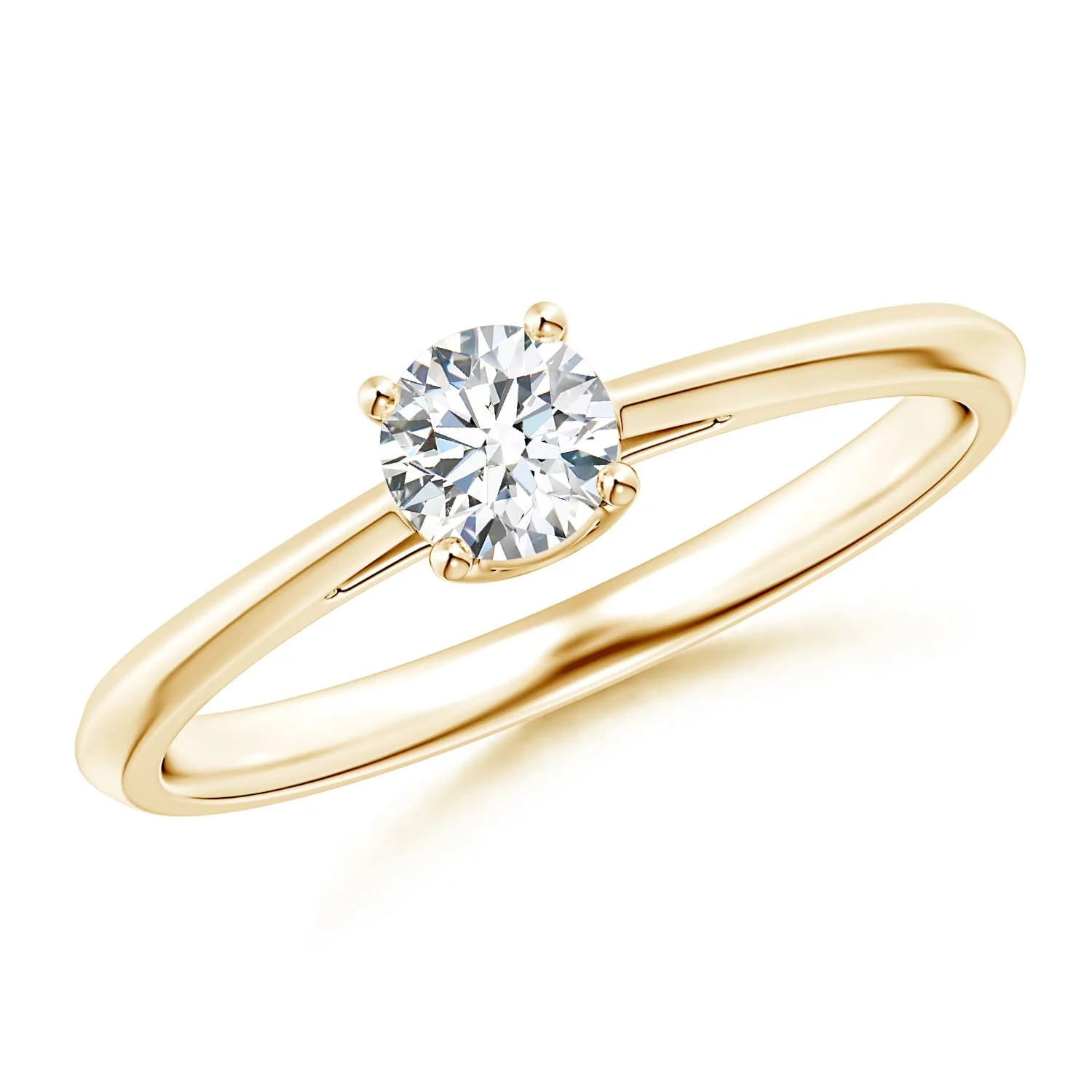 1.15 CTW Emerald Cut Pink Tourmaline Solitaire Ring with Milgrain in 14K Yellow Gold - Image 10