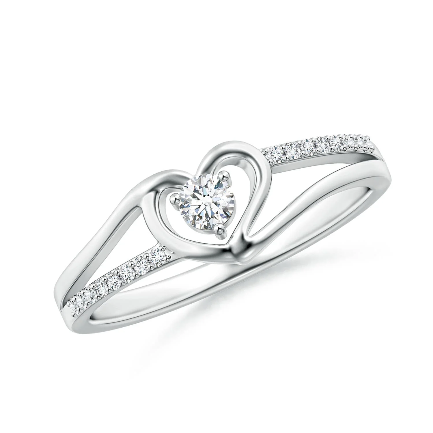 4.15 CTW V-Prong Set Trillion London Blue Topaz Ring with Diamonds in 18K Yellow Gold - Image 5