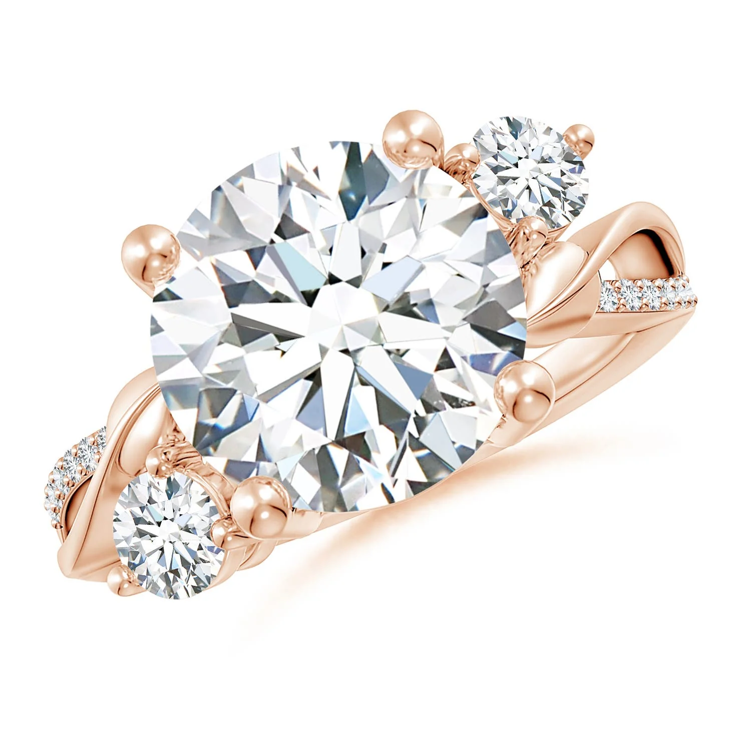 1.18 CTW Oval Diamond Halo Engagement Ring with Accents in 18K Yellow Gold - Image 5