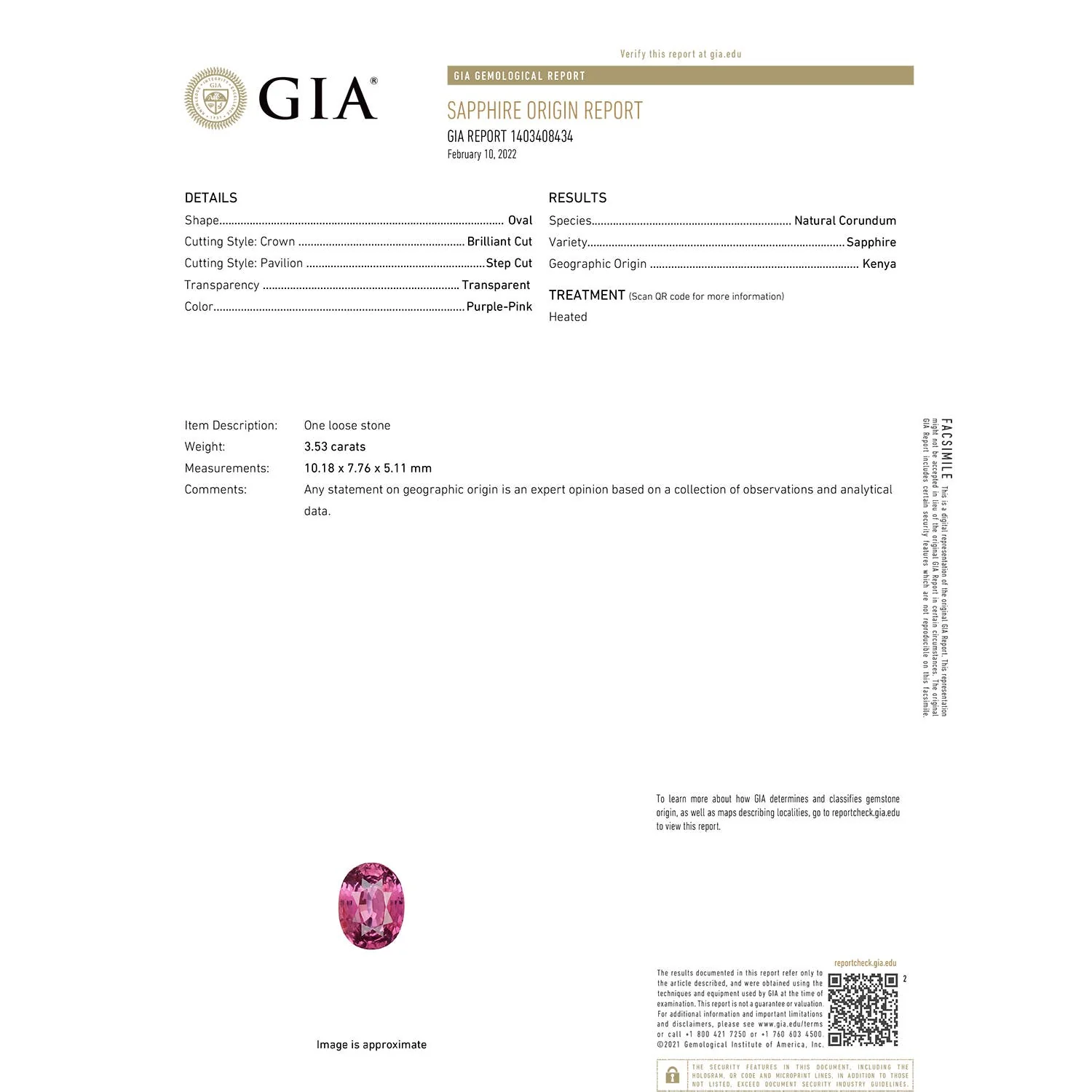 7.02 CTW Claw-Set GIA Certified Round Ruby Solitaire Ring with Twisted Shank in 14K Rose Gold - Image 9