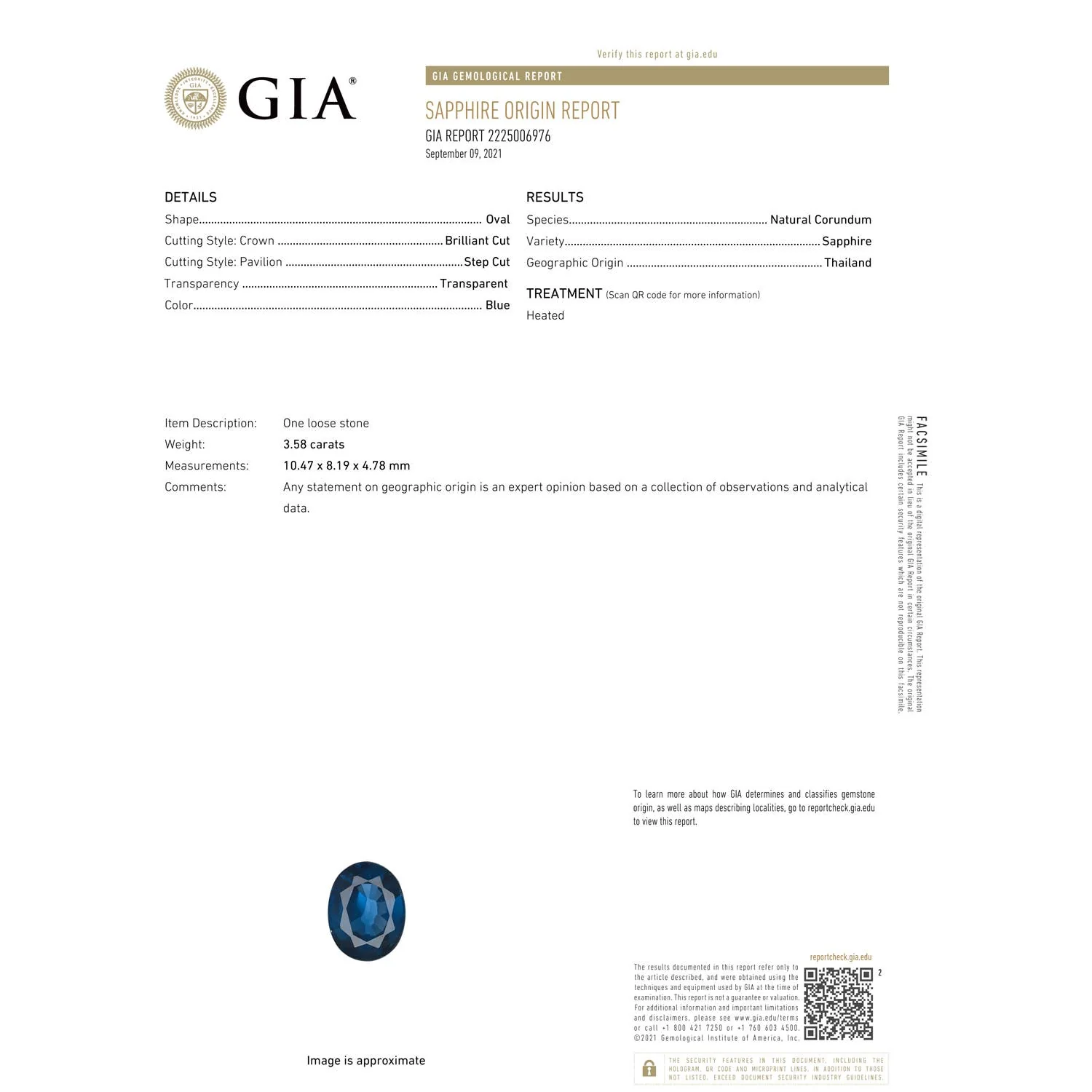 2.16 CTW Claw-Set GIA Certified Oval Teal Sapphire Reverse Tapered Ring with Diamonds in 14K Rose Gold - Image 10