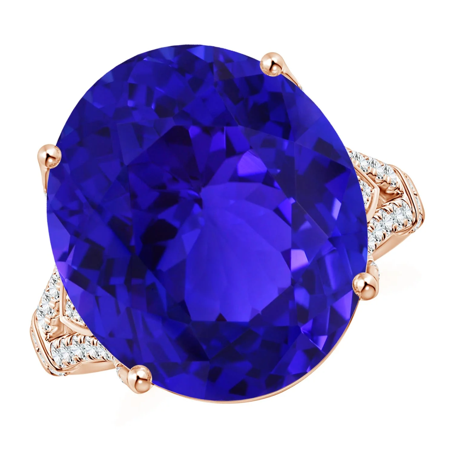 8.39 CTW Nature Inspired GIA Certified Square Emerald-Cut Aquamarine Ring with Halo in 14K Rose Gold - Image 4