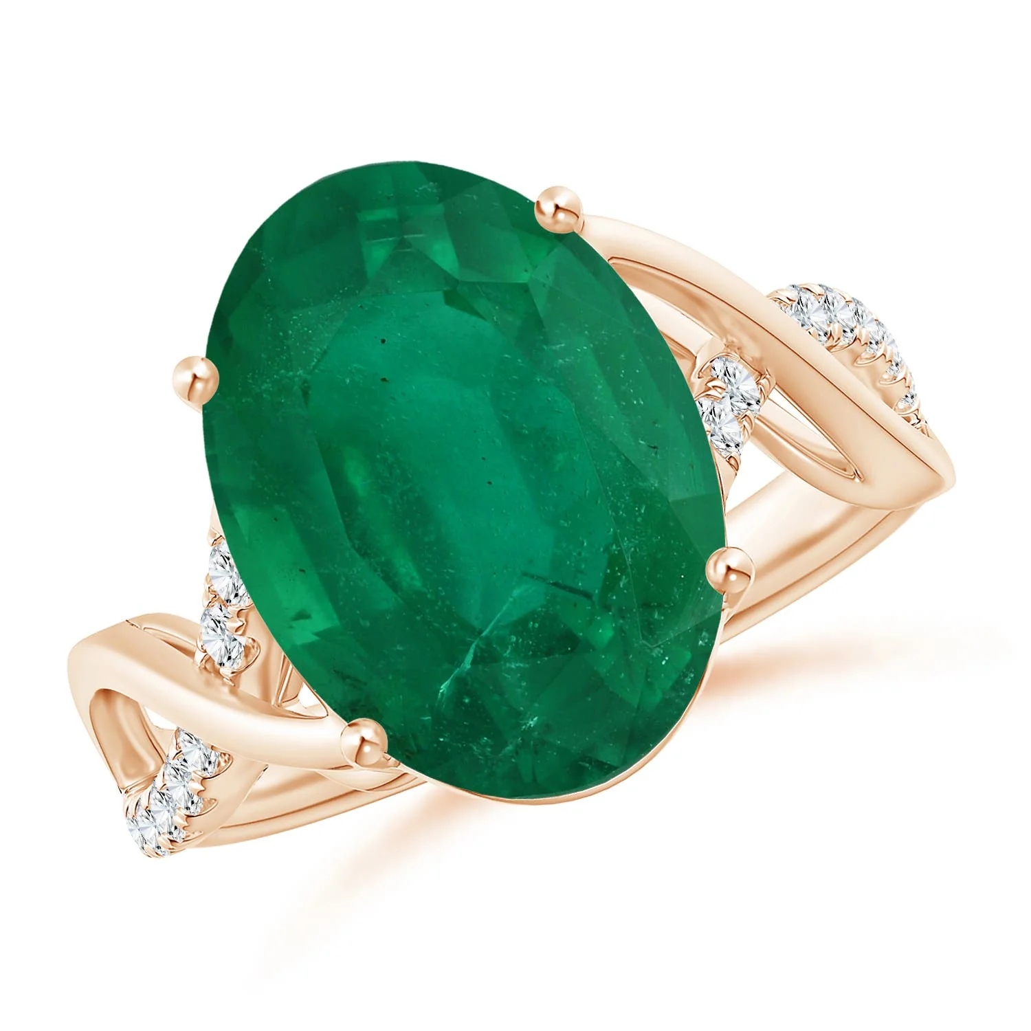 17.18 CTW GIA Certified Pear-Shaped Opal Ornate Basket Ring with Diamonds in 18K White Gold - Image 5