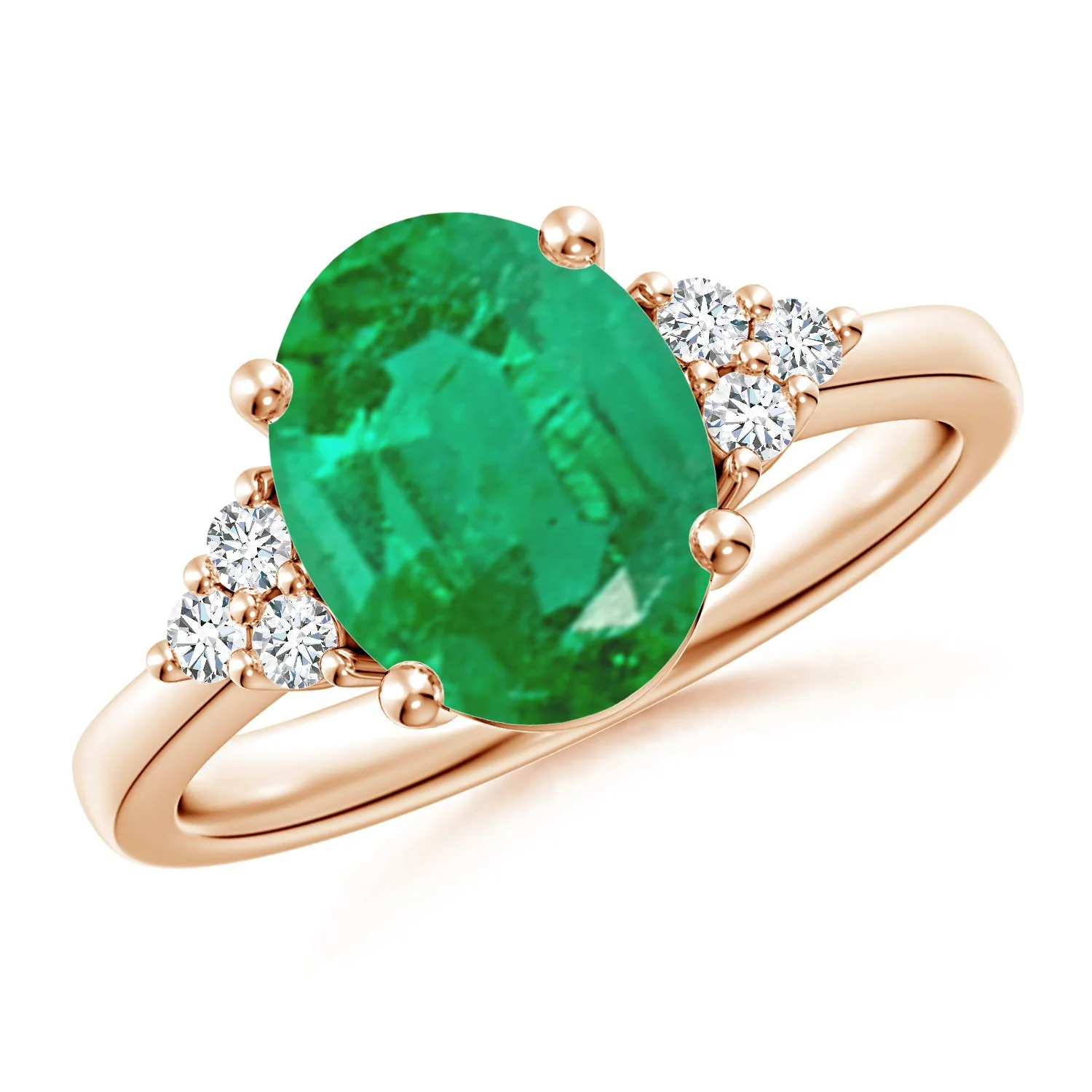 1.05 CTW Round Ruby Engagement Ring with Mixed Cut Diamonds in 18K White Gold - Image 6